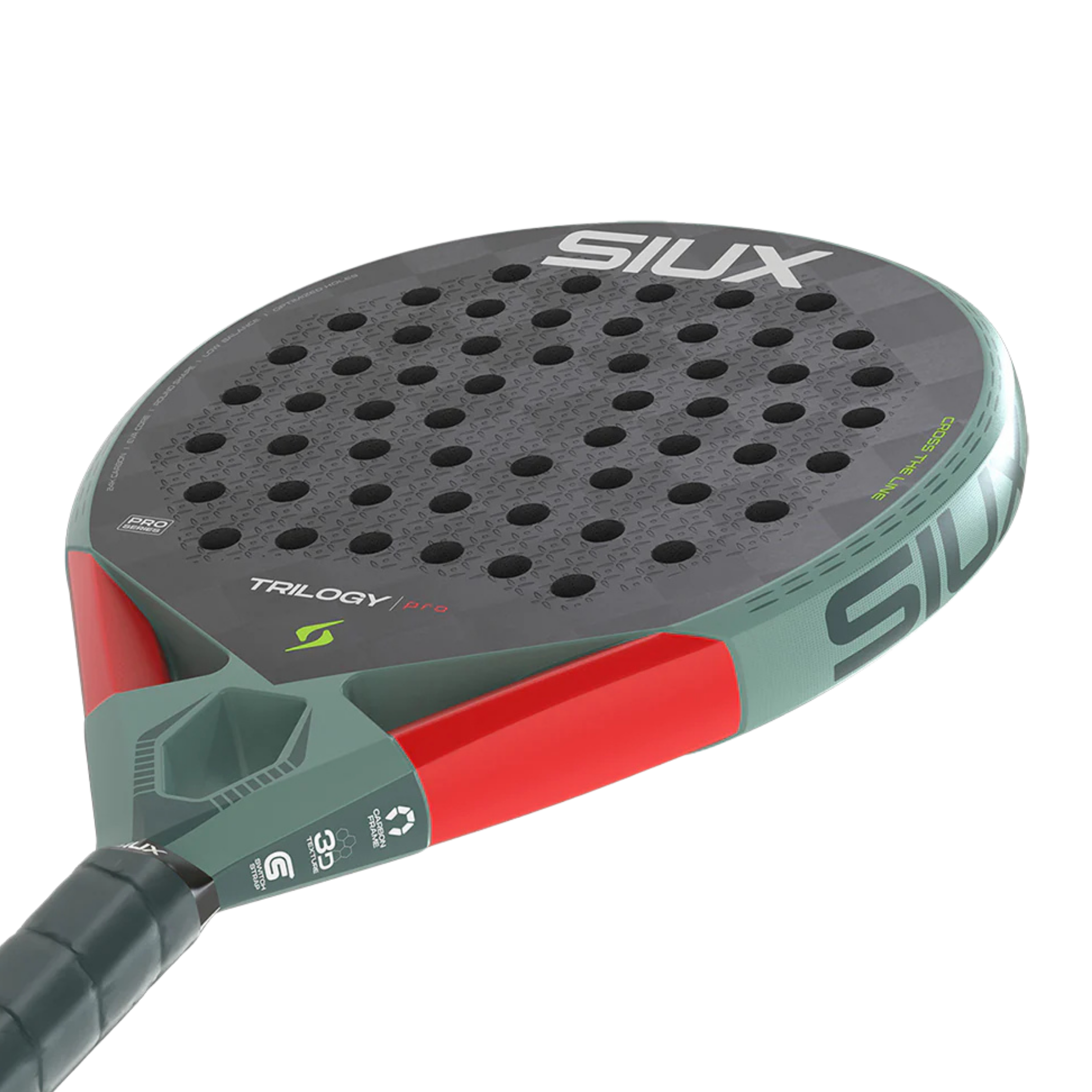 Siux Trilogy Pro 2026 Ash Padel Racket - Green