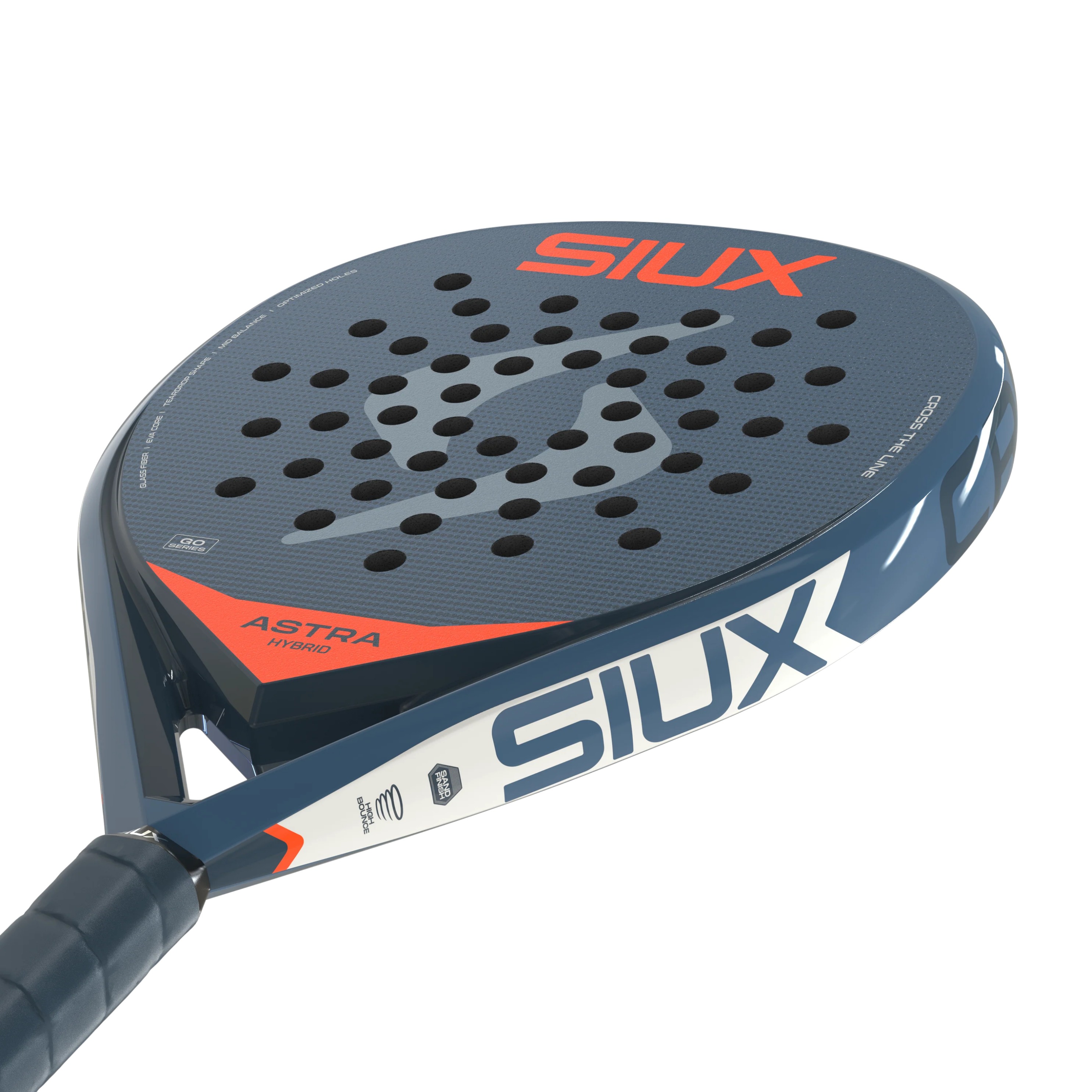 Siux Astra Go Hybrid 2026 Padel Racket - Blue Orange