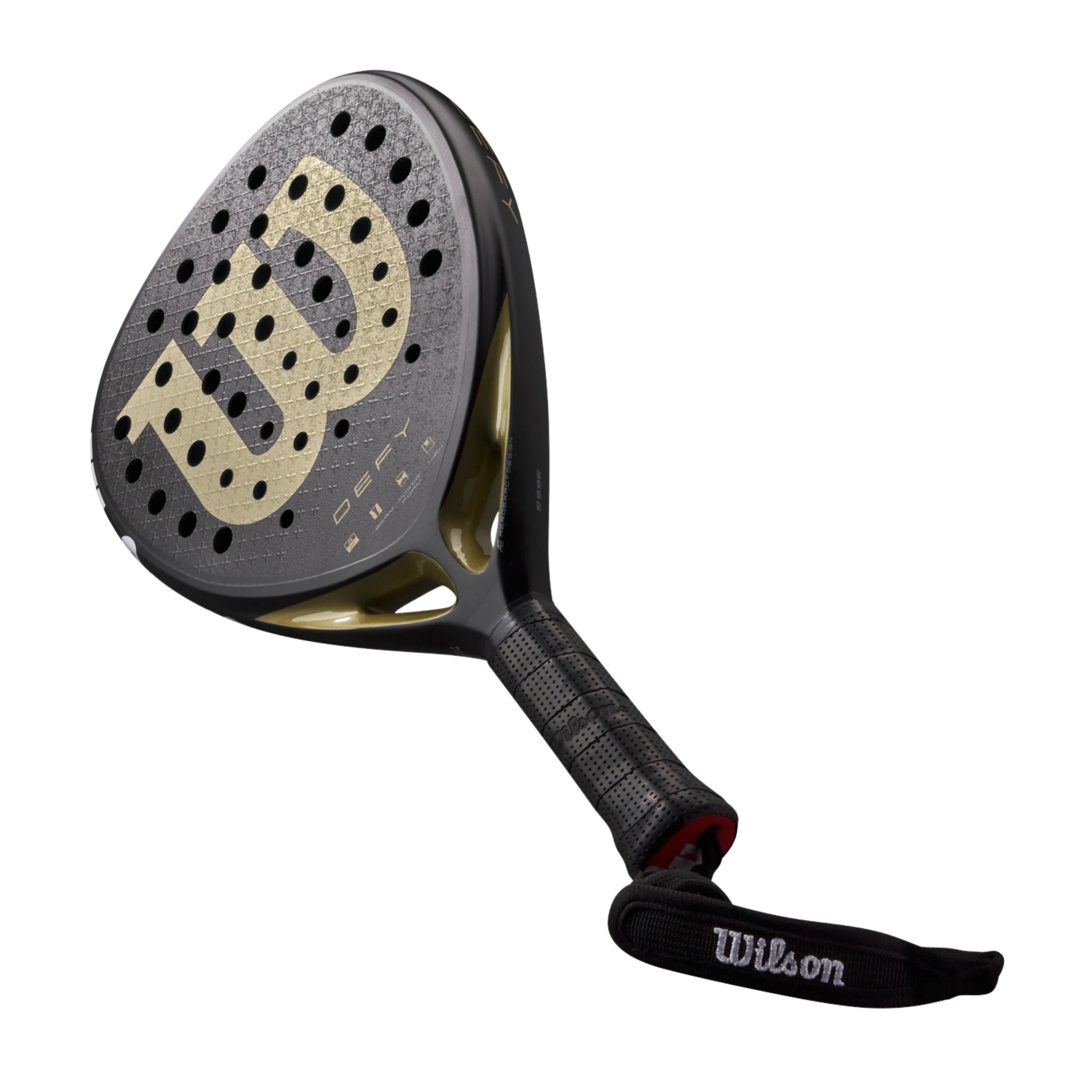 Wilson Defy V1 Padel Racket - Black Gold