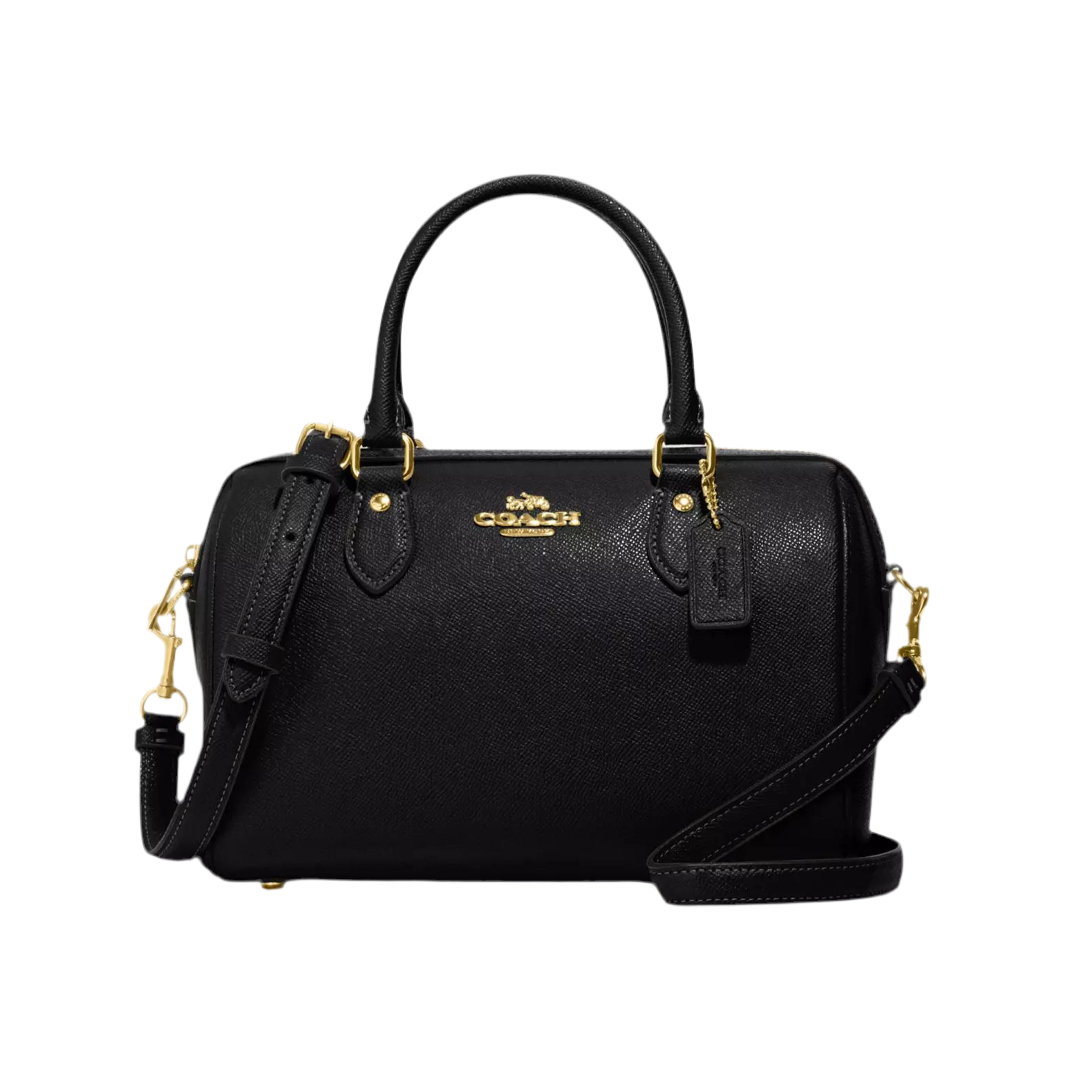 Coach Rowan Satchel Bag - Black