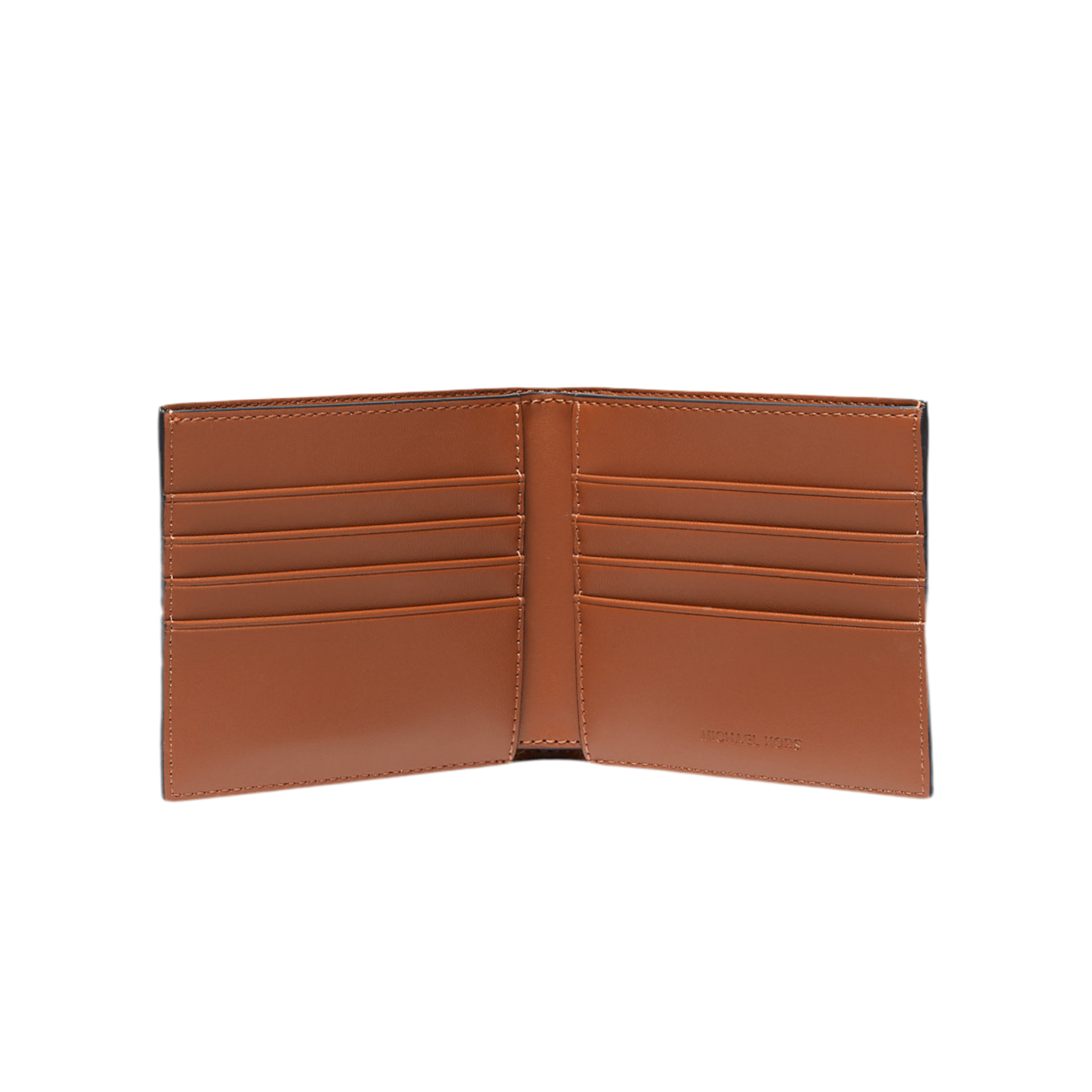 Michael Kors Hudson Crocodile Embossed Leather Billfold - Luggage