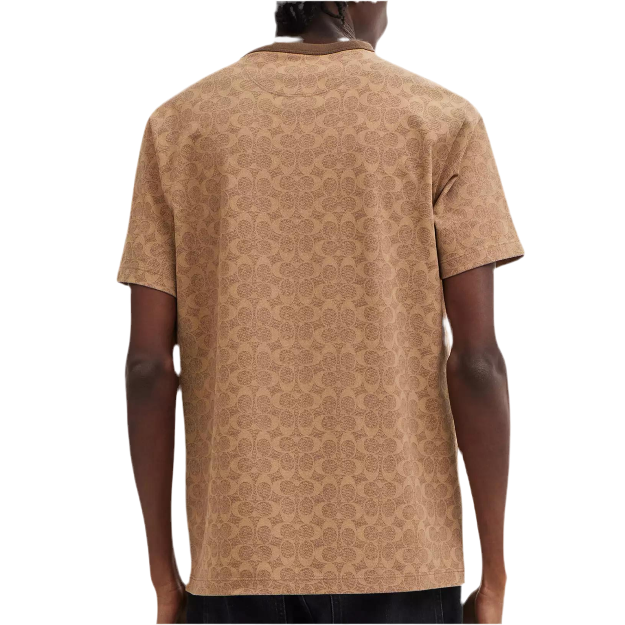 Coach Unisex Signature T Shirt - Tan