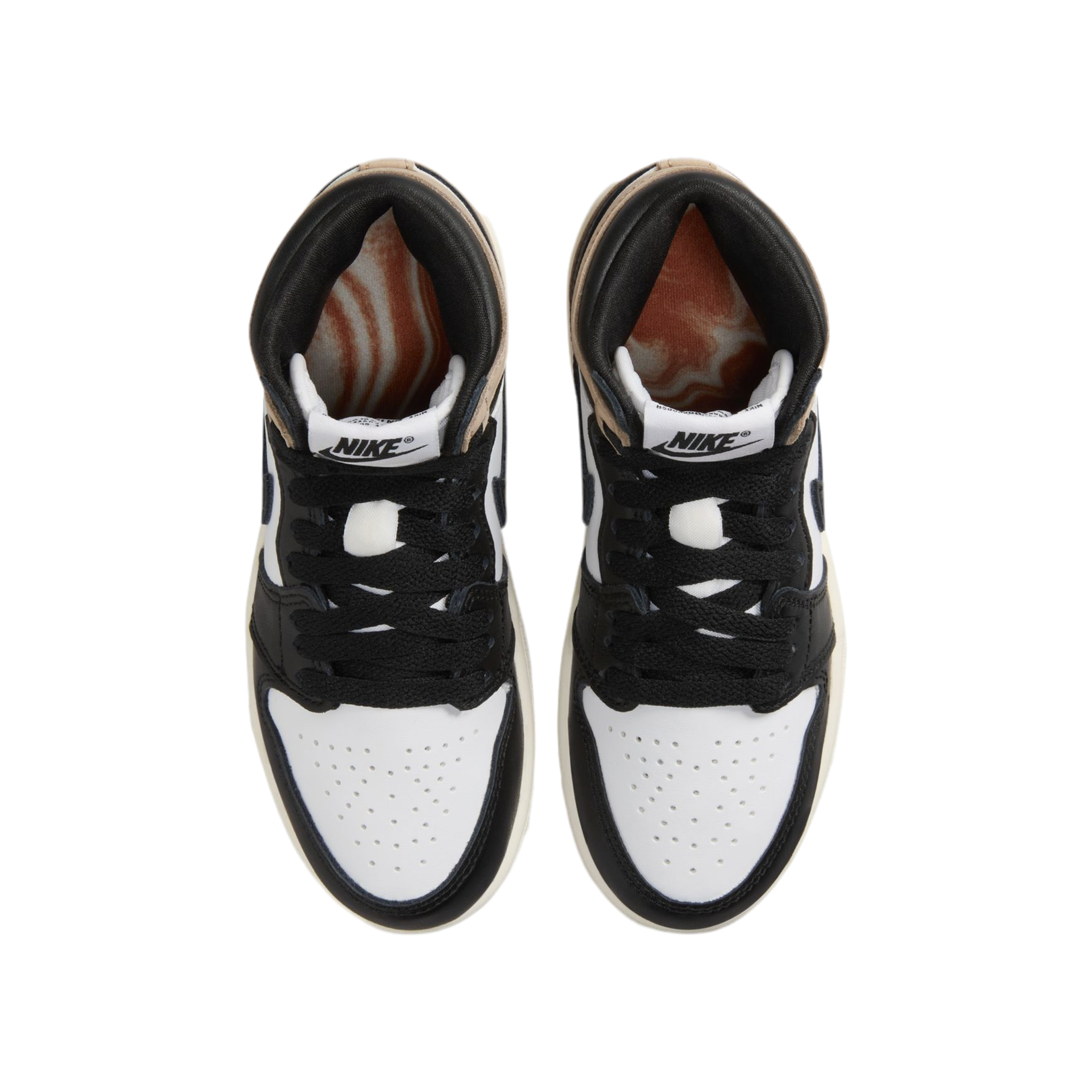 Nike Kids Jordan Retro 1 High OG - Black/Legend Brown/White
