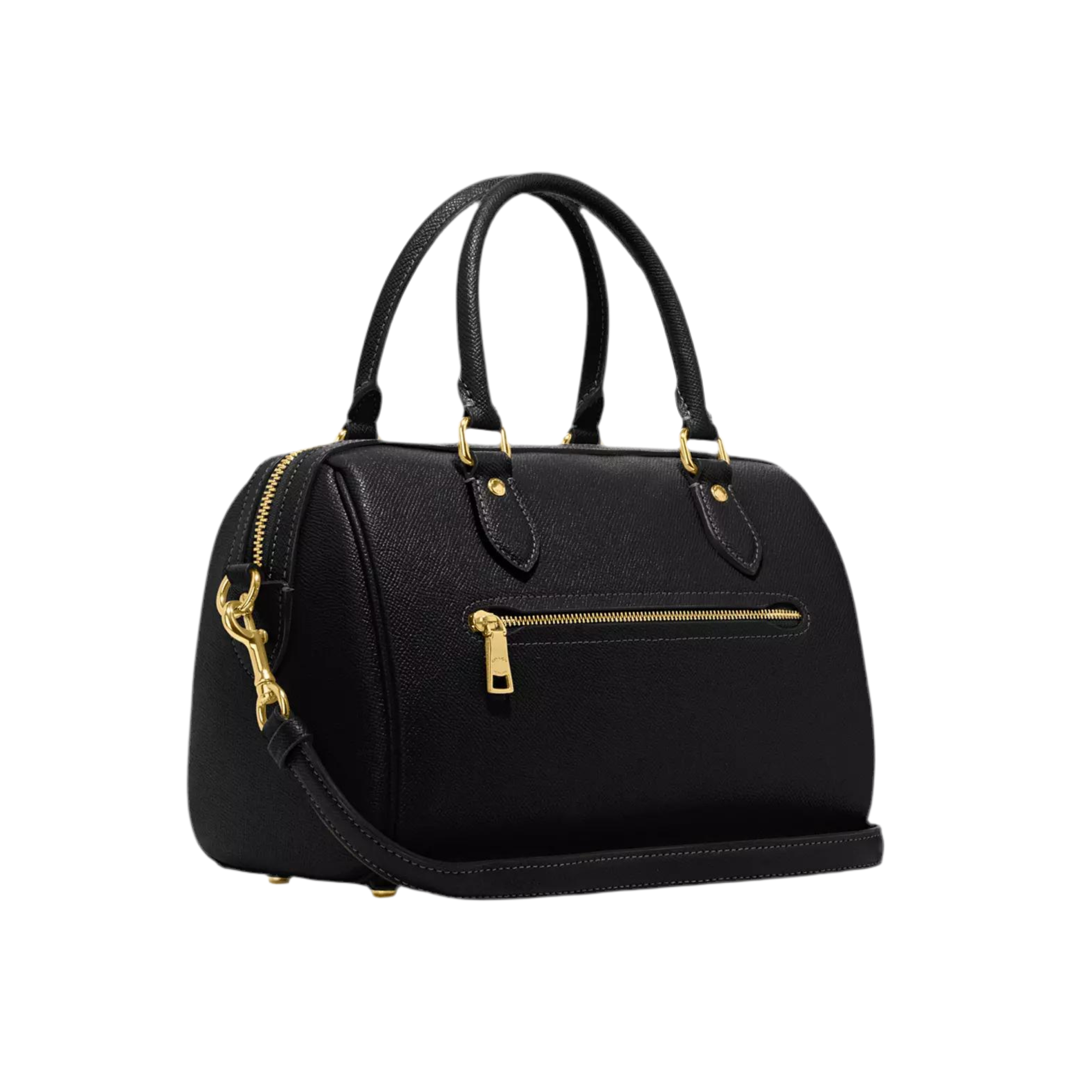Coach Rowan Satchel Bag - Black
