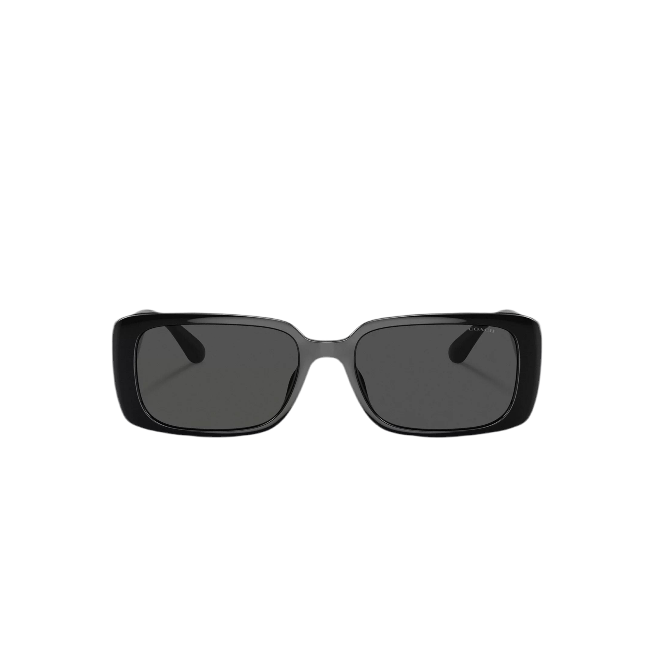 Coach Women Narrow Rectangle Sunglasses - Black