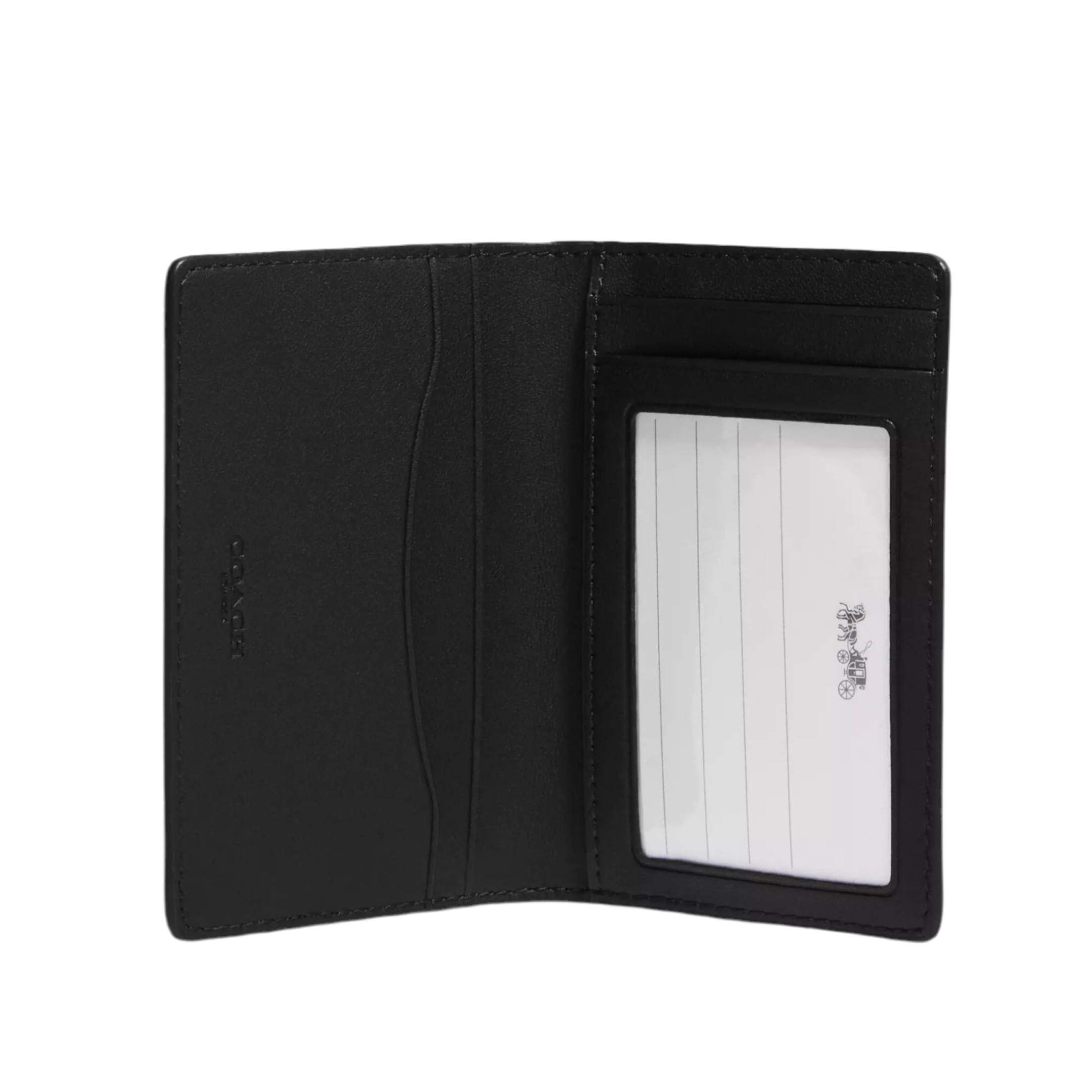 Coach Id Wallet in Canvas - Black