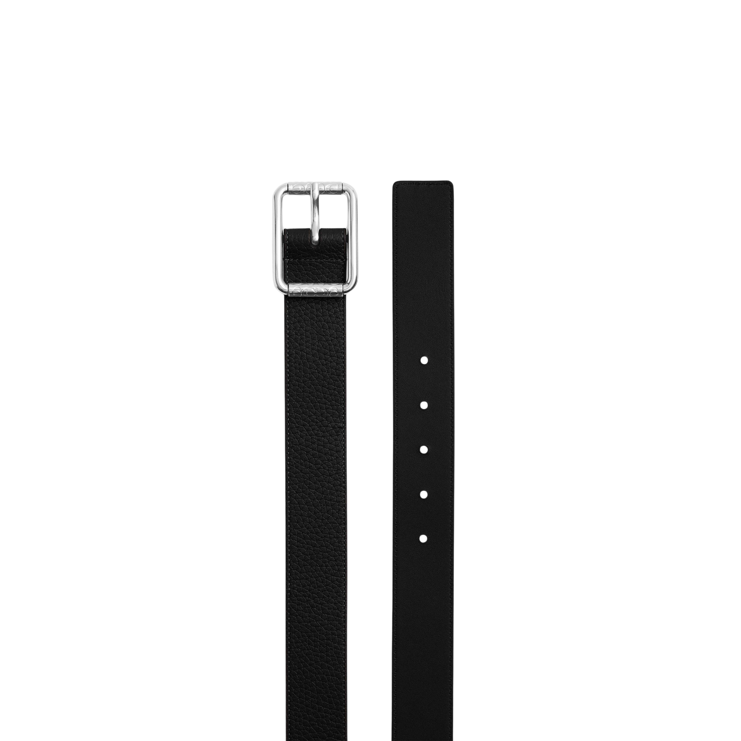 Coach Men Double Roller Buckle Belt 35 Mm - Black