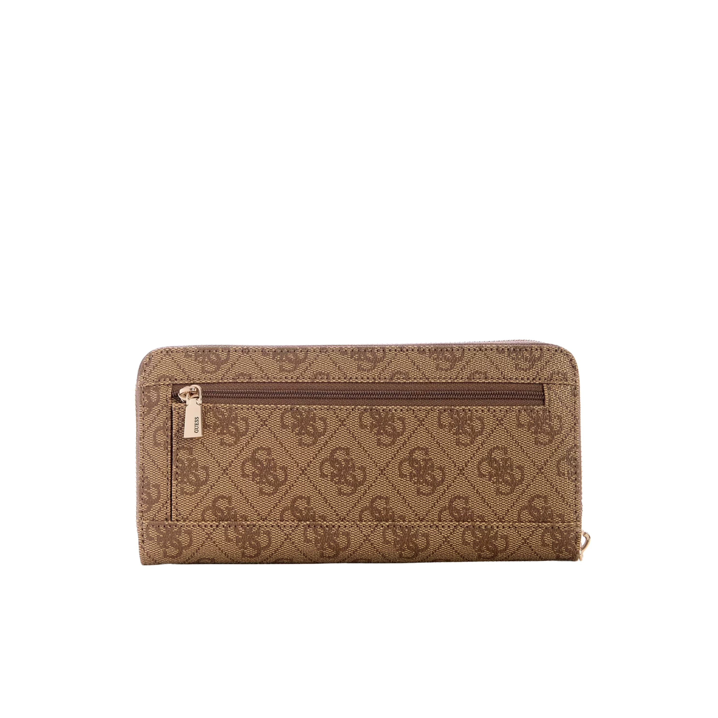 Guess Women Laurel II Large Zip Around Wallet - Latte Logo
