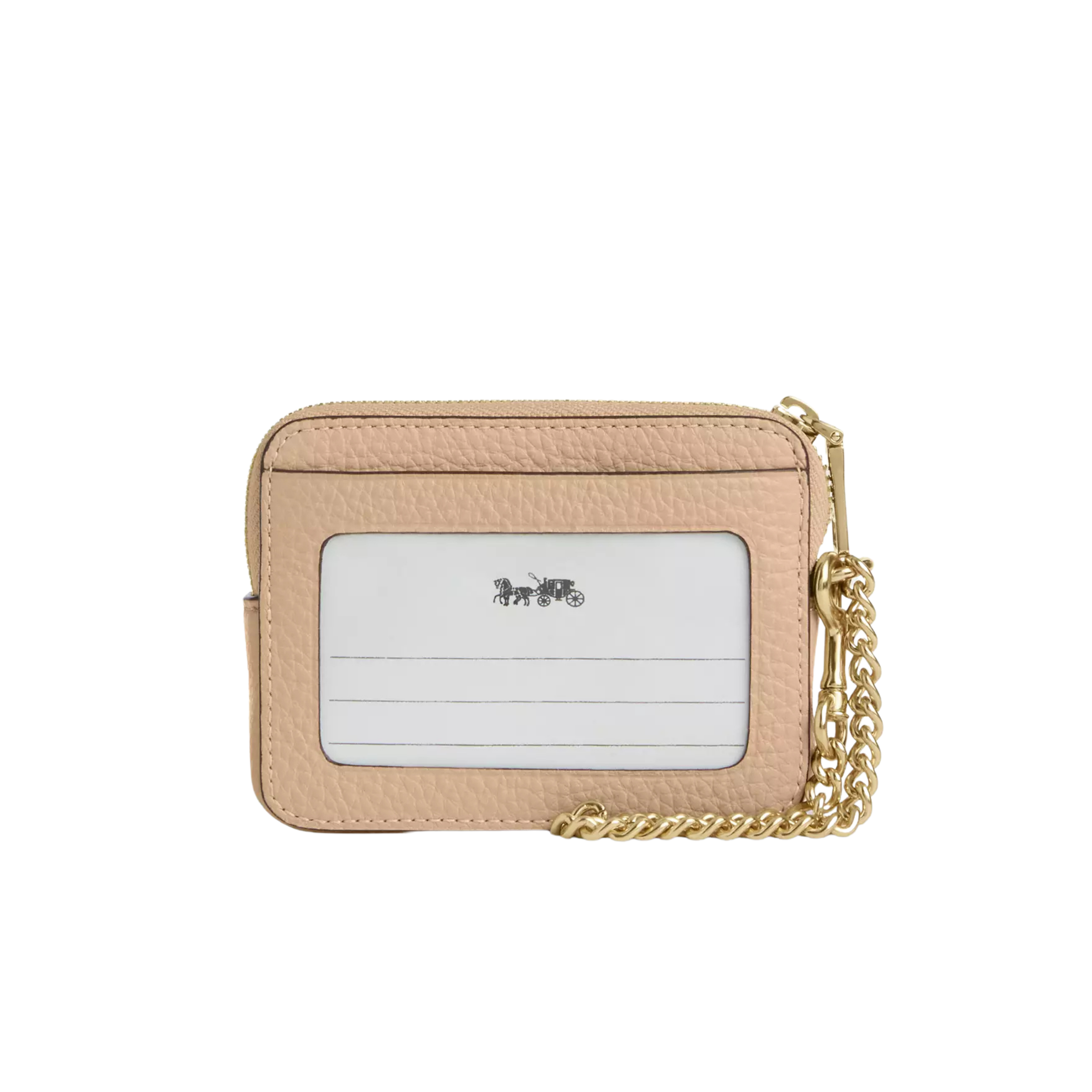 Coach Women Zip Card Case - Gold
