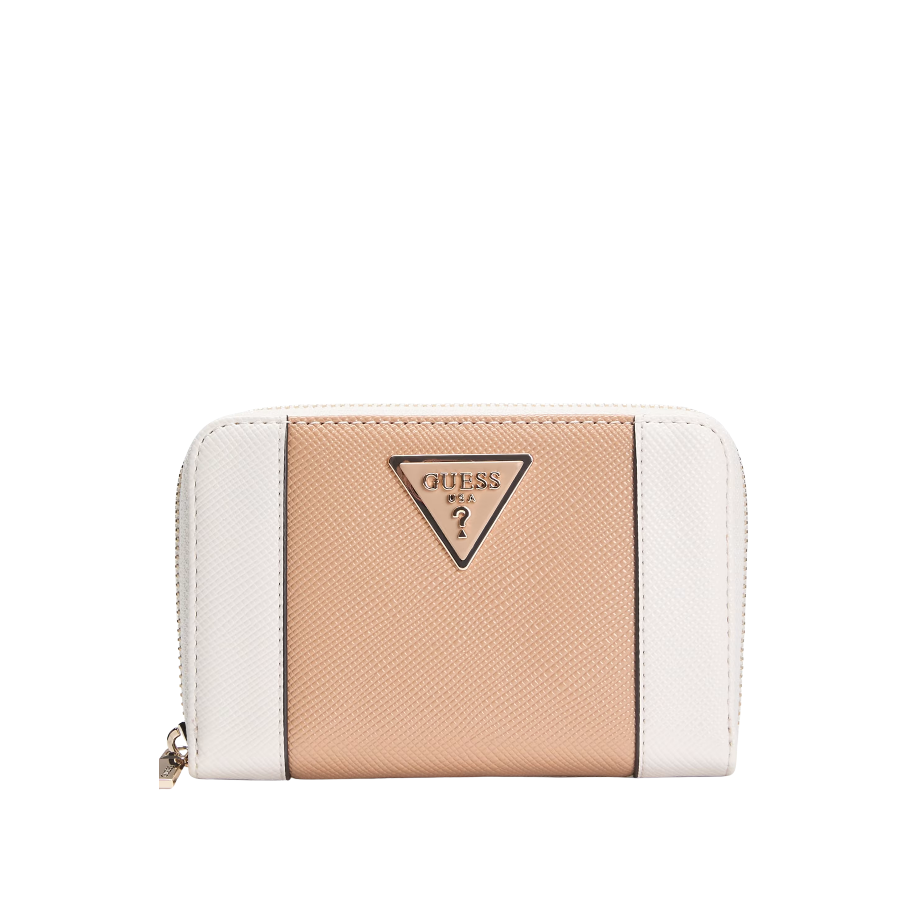 Guess Women Laurel Saffiano Wallet - Off white Beige