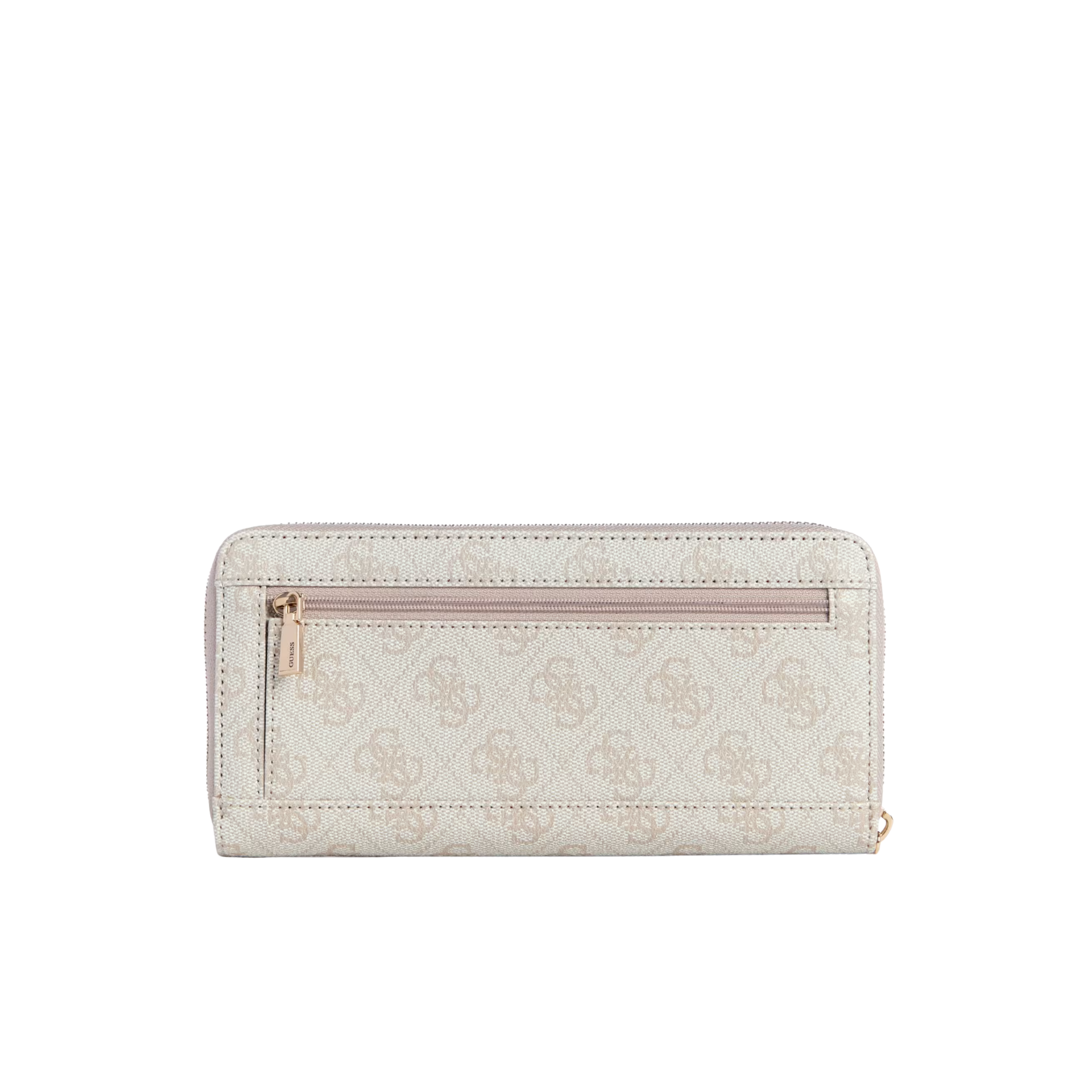 Guess Women Laurel Large Zip Around Wallet - Dove Logo