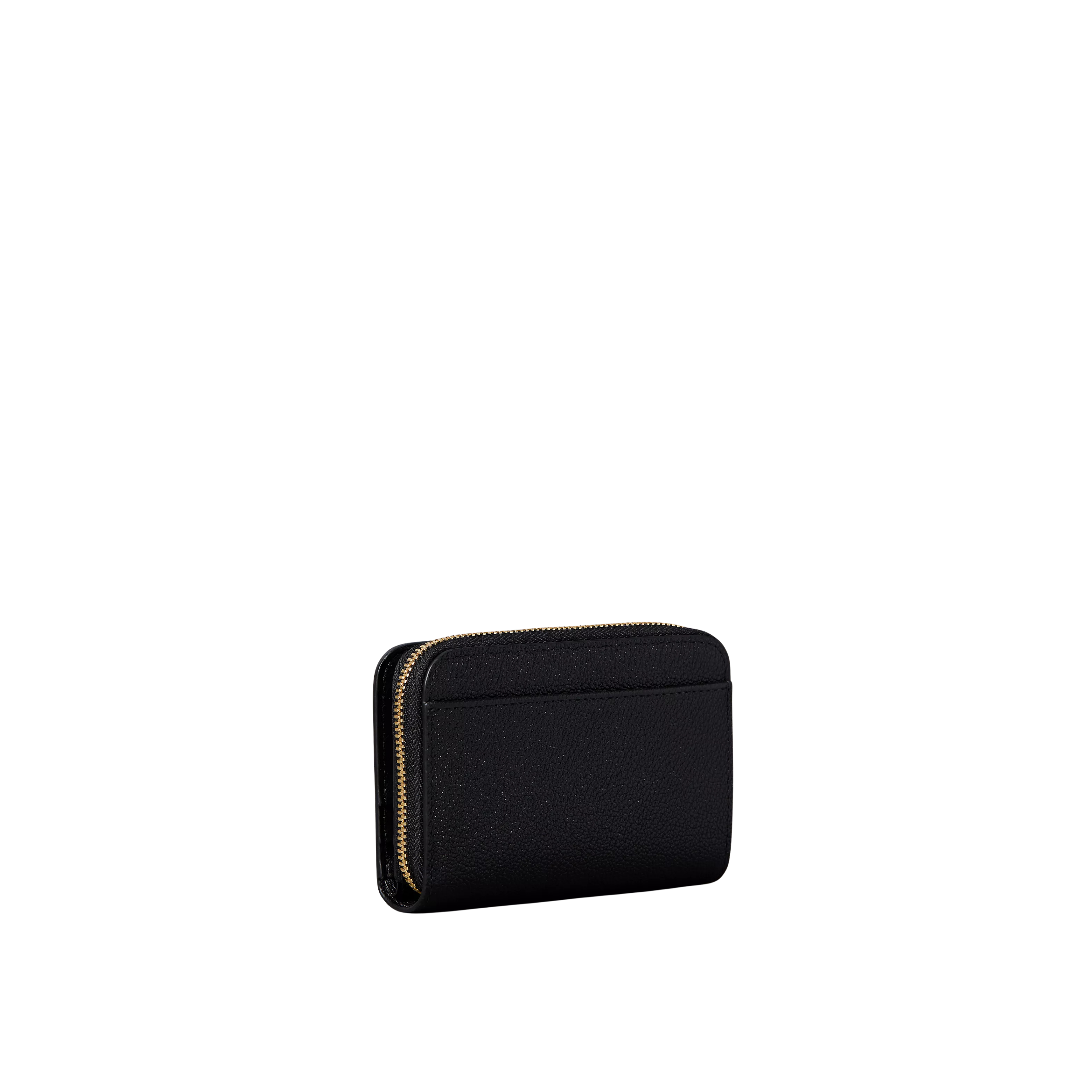 Calvin Klein Women Minimal Monogram Zip Flap Wallet - Black