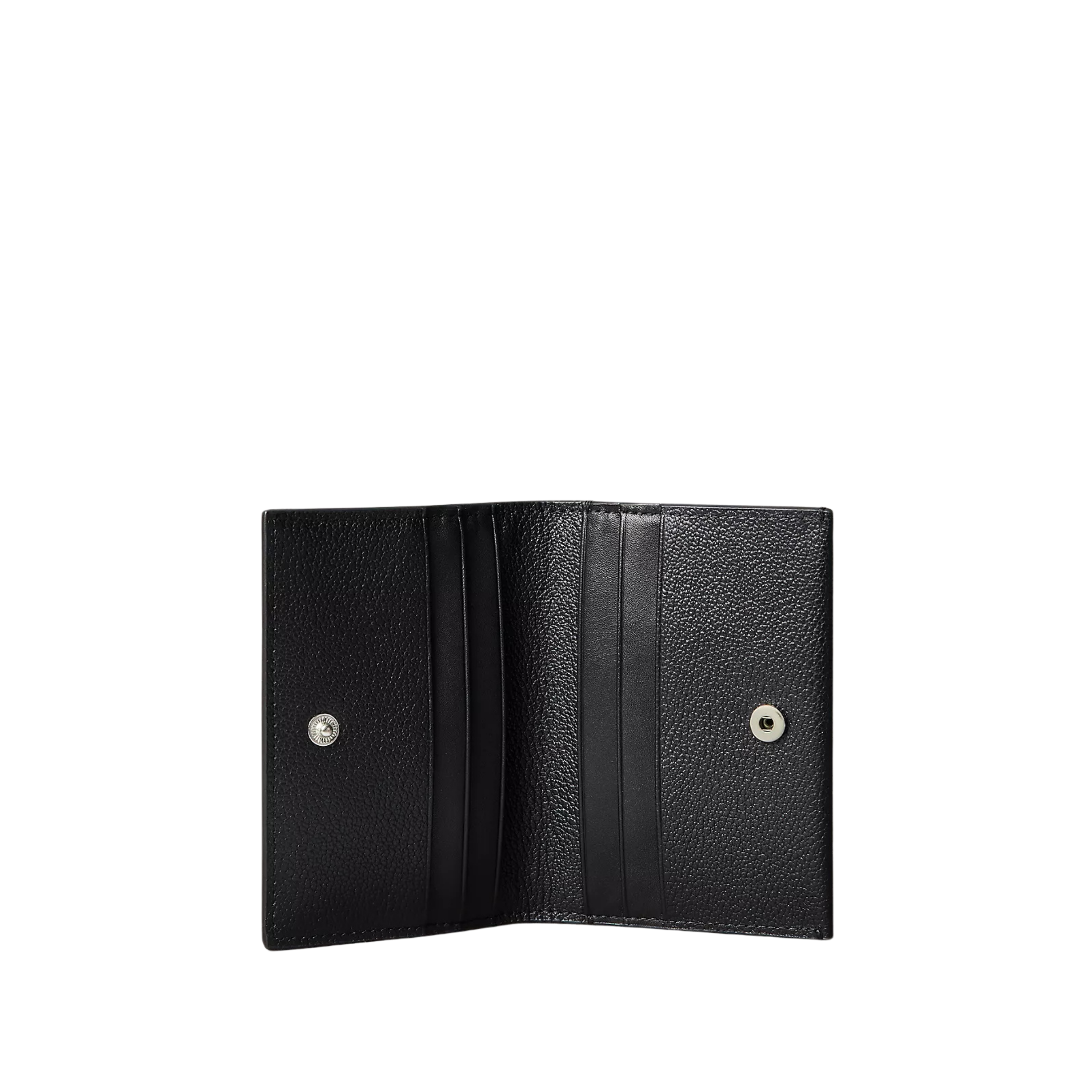 Calvin Klein Women Minimal Monogram Flap Card Case - Black