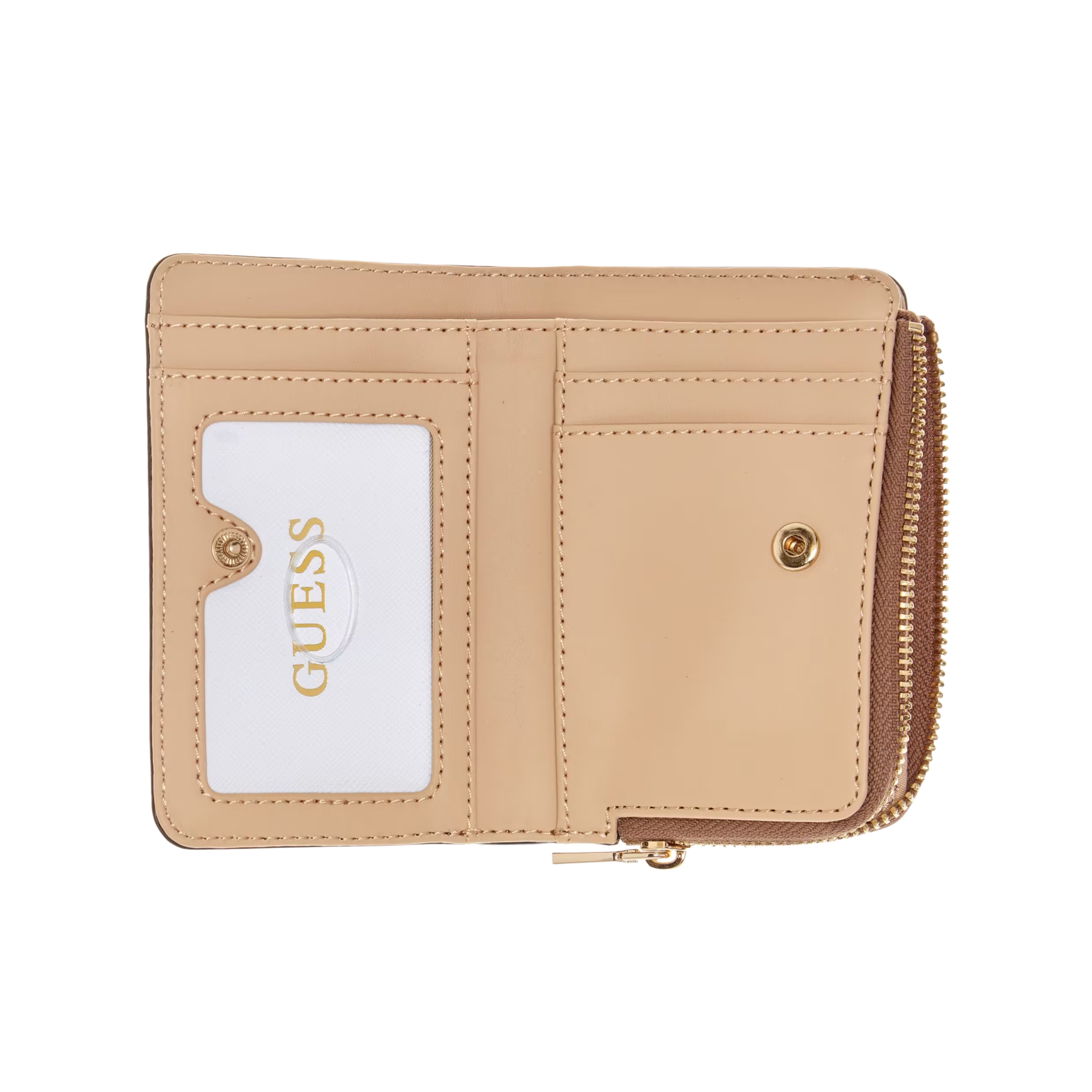 Guess Women Laurel II Debossed Peony Card Case - Luggage