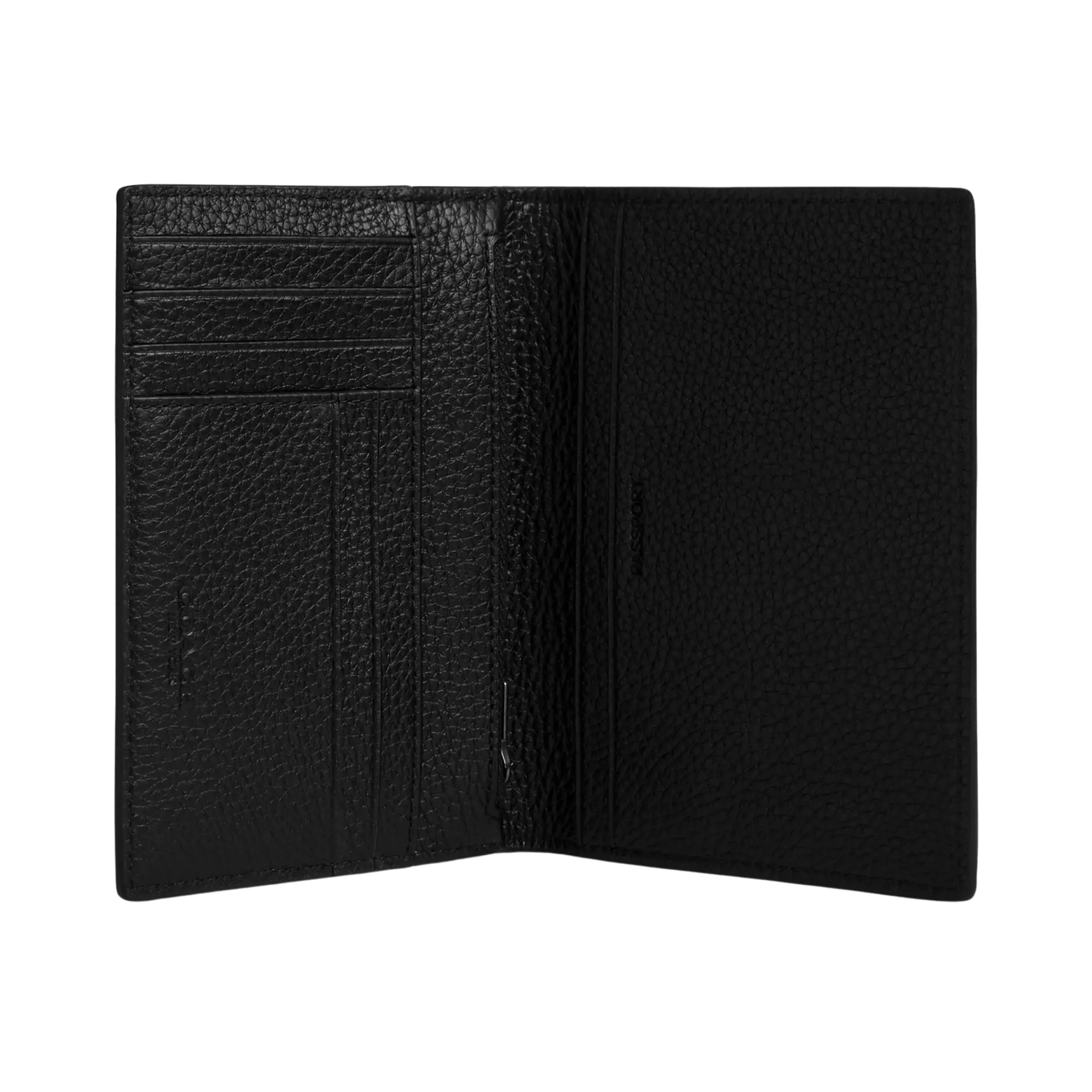 Coach Men Passport Card Case - Gunmetal Black
