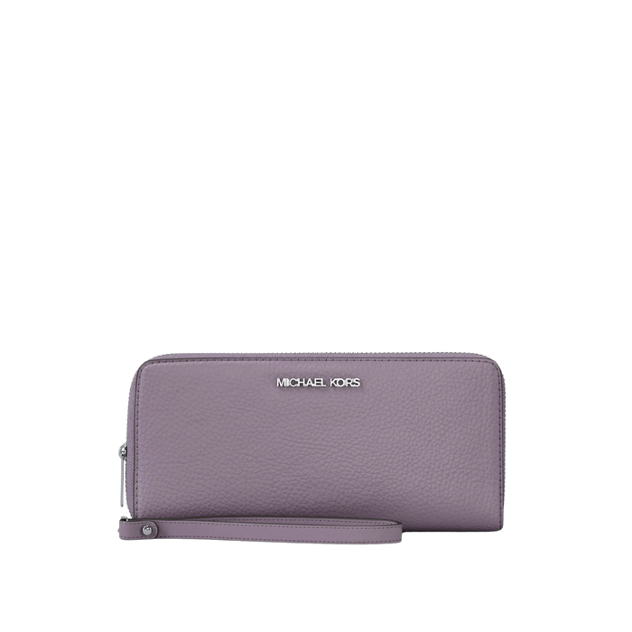 Michael Kors Women Large Pebbled Leather Continental Wallet - Lilac