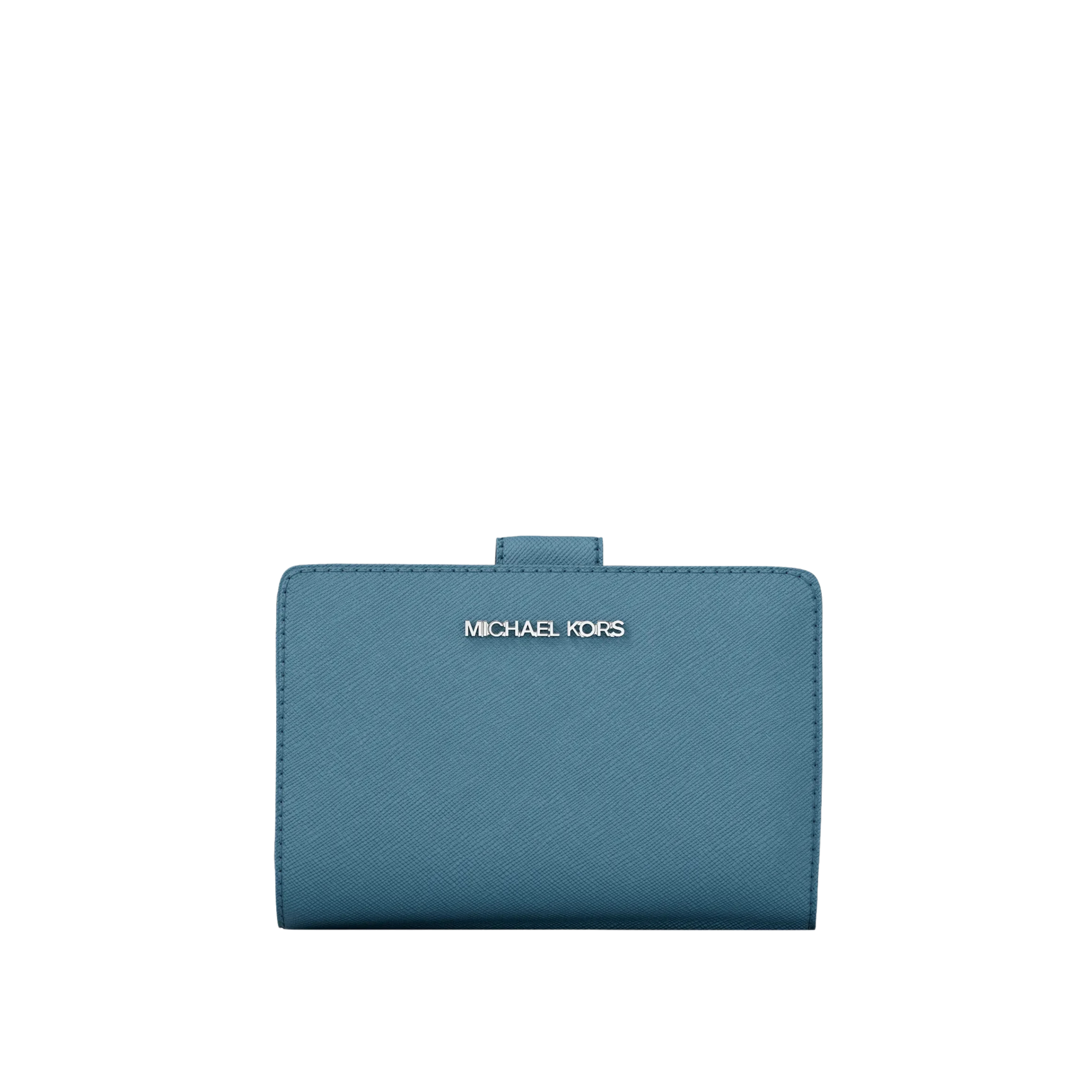 Michael Kors Women Medium Saffiano Leather Wallet - Demin