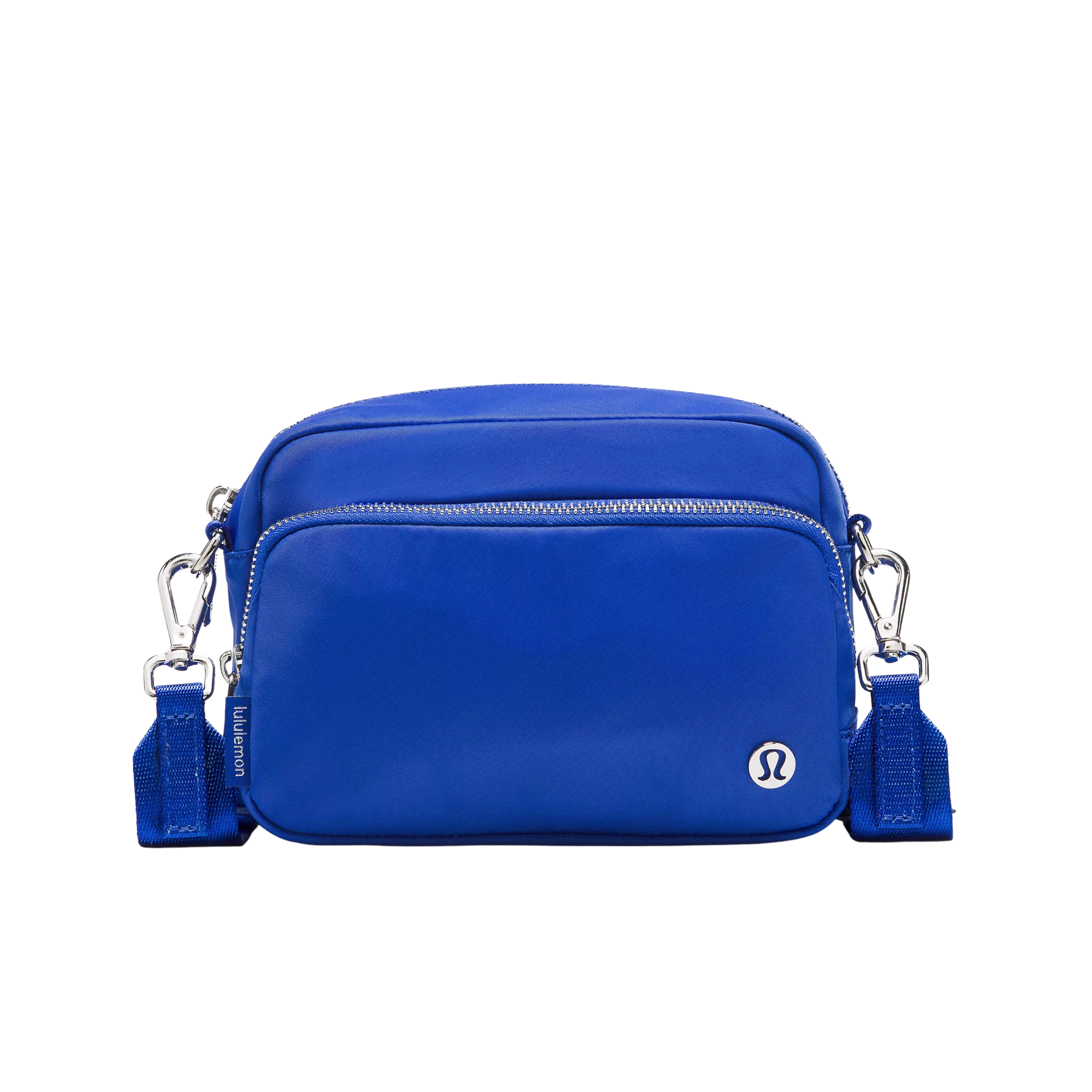 Lululemon Everywhere Crossbody Bag 2L Metal Hardware - Beach Ball Blue Silver