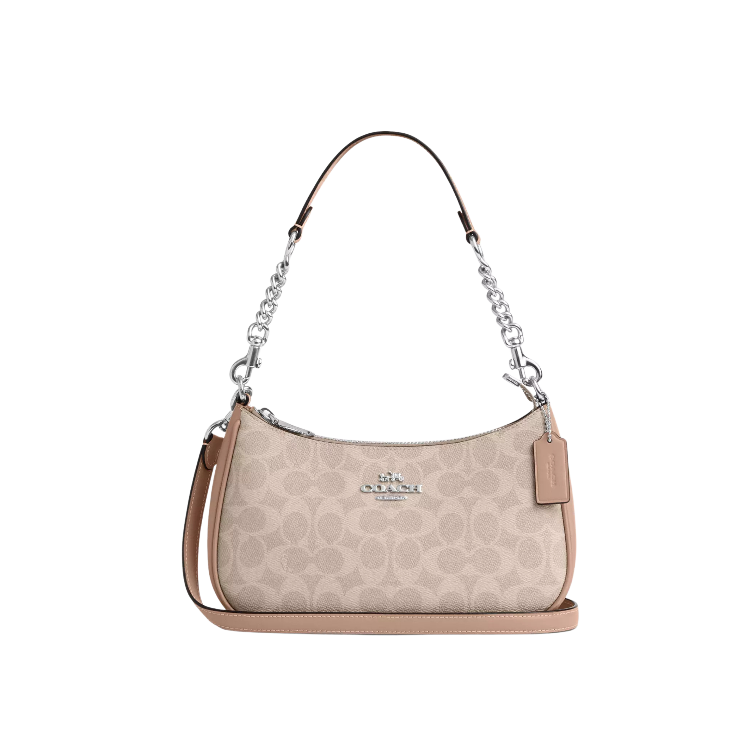 Coach Women Teri Shoulder Bag - Silver Sand Taupe
