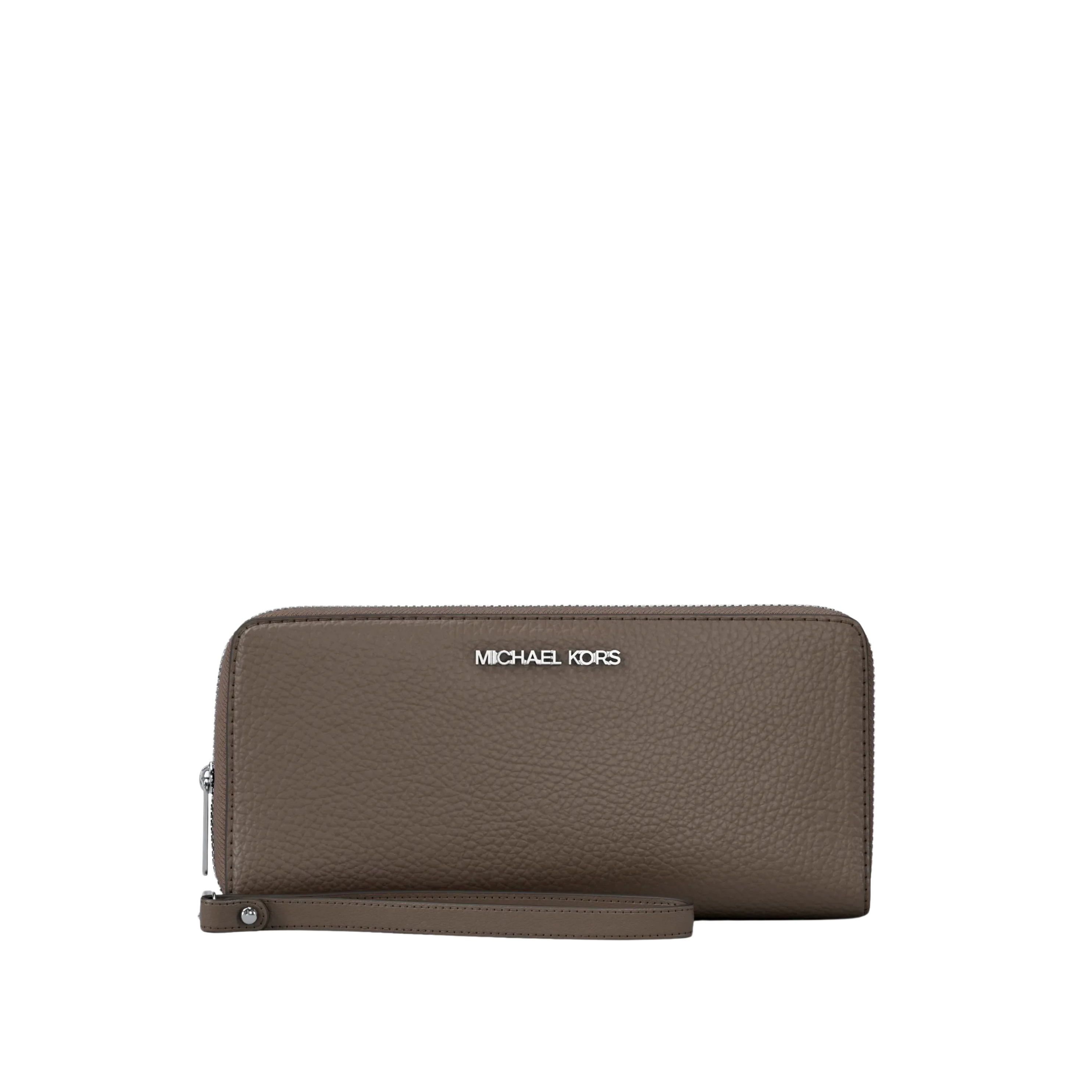 Michael Kors Women Large Pebbled Leather Continental Wallet - Mushroom
