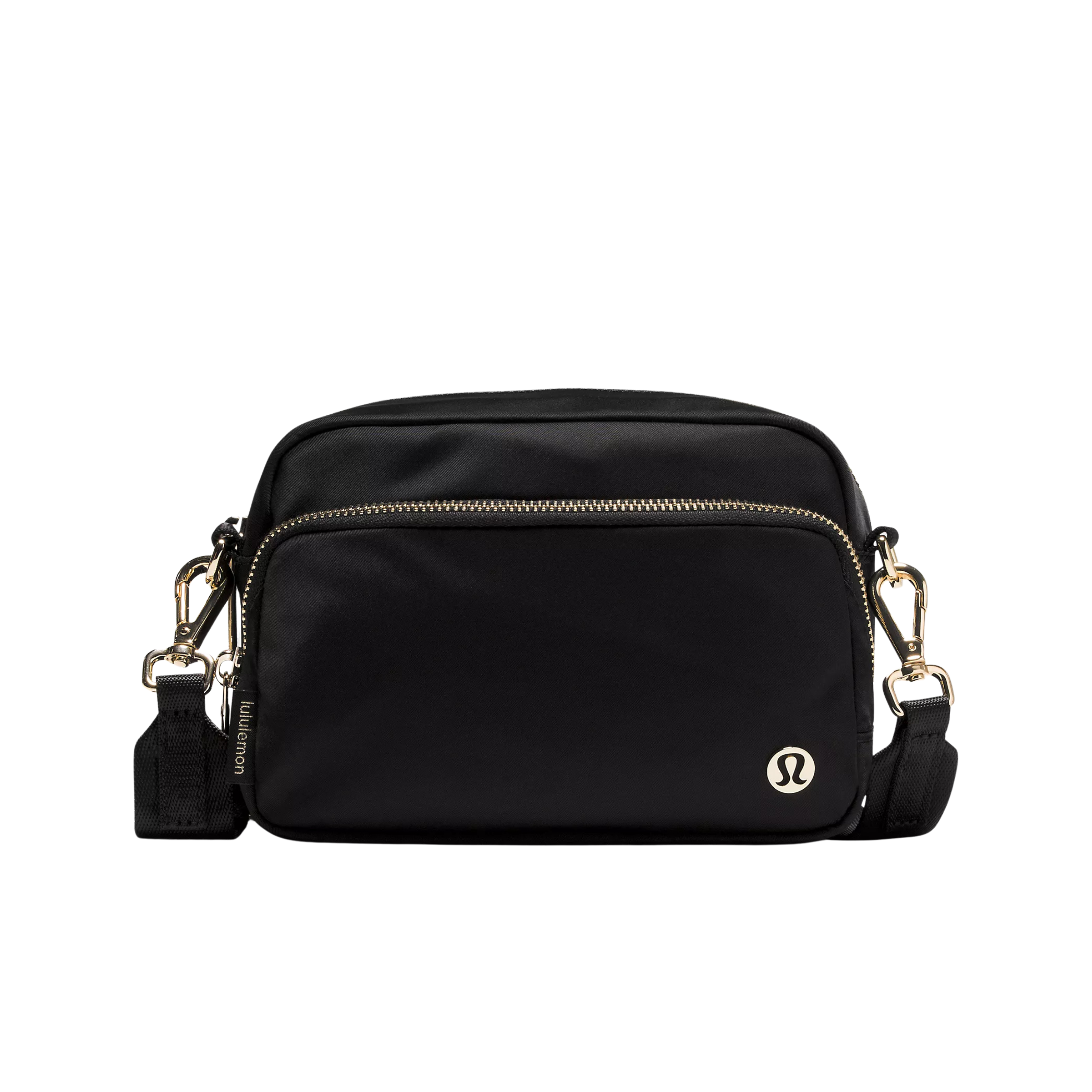 Lululemon Everywhere Crossbody Bag 2L Metal Hardware - Black Gold