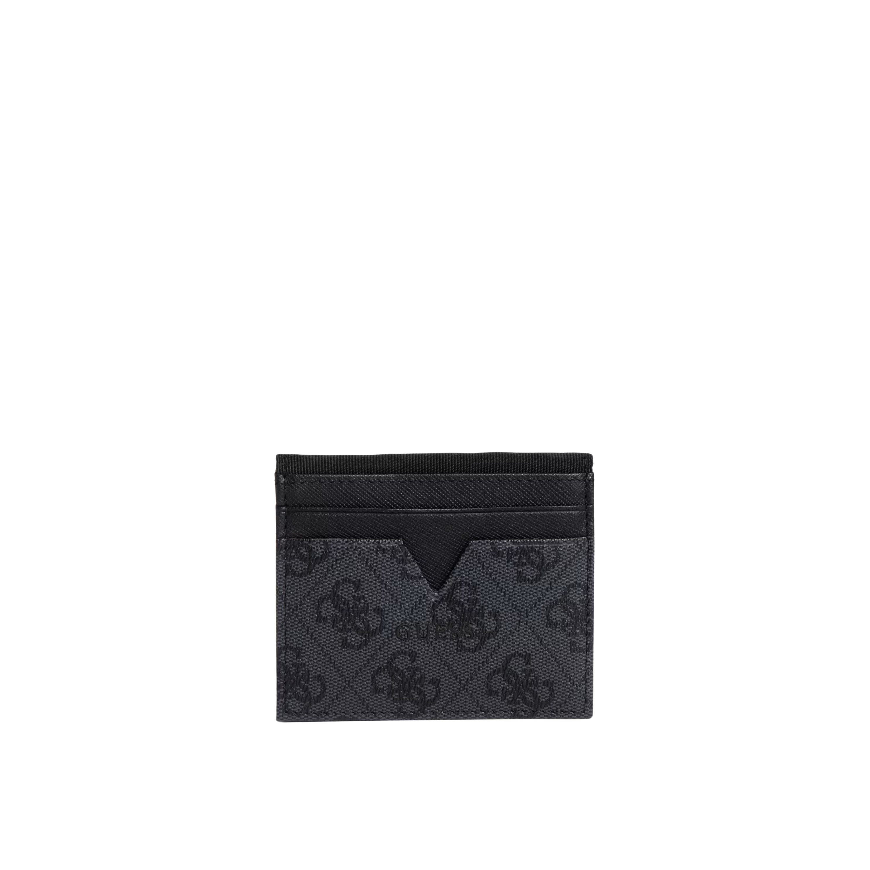 Guess Men Noah Magnetic Card Case - Black