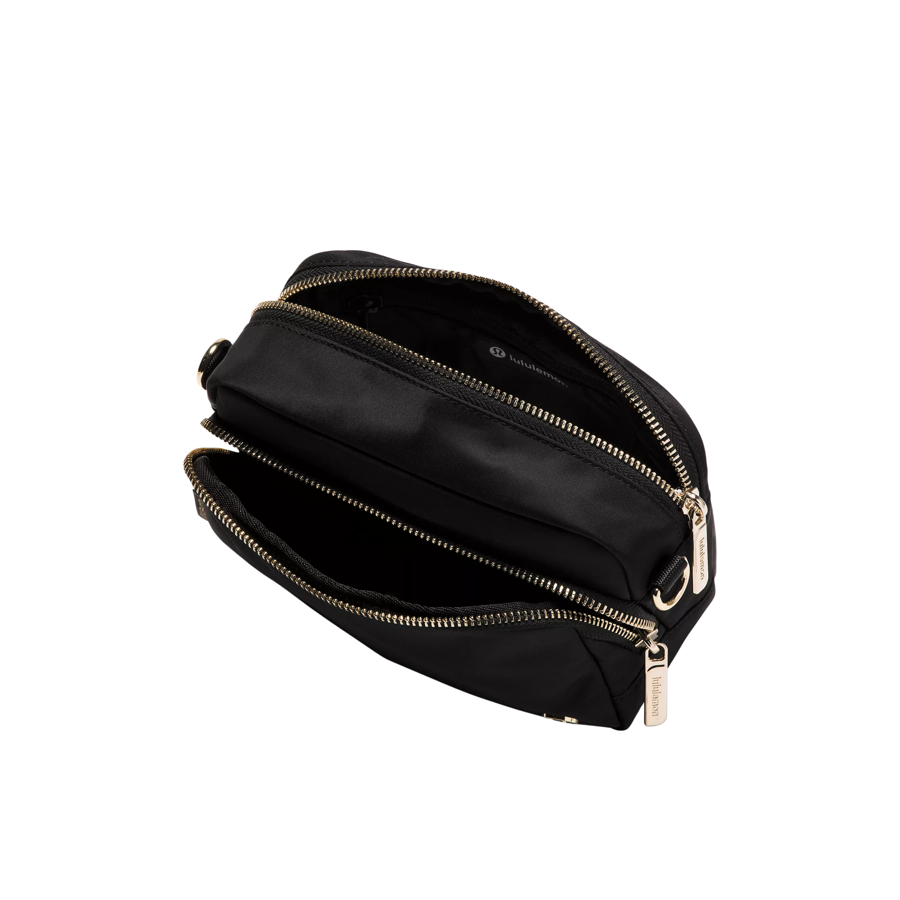 Lululemon Everywhere Crossbody Bag 2L Metal Hardware - Black Gold