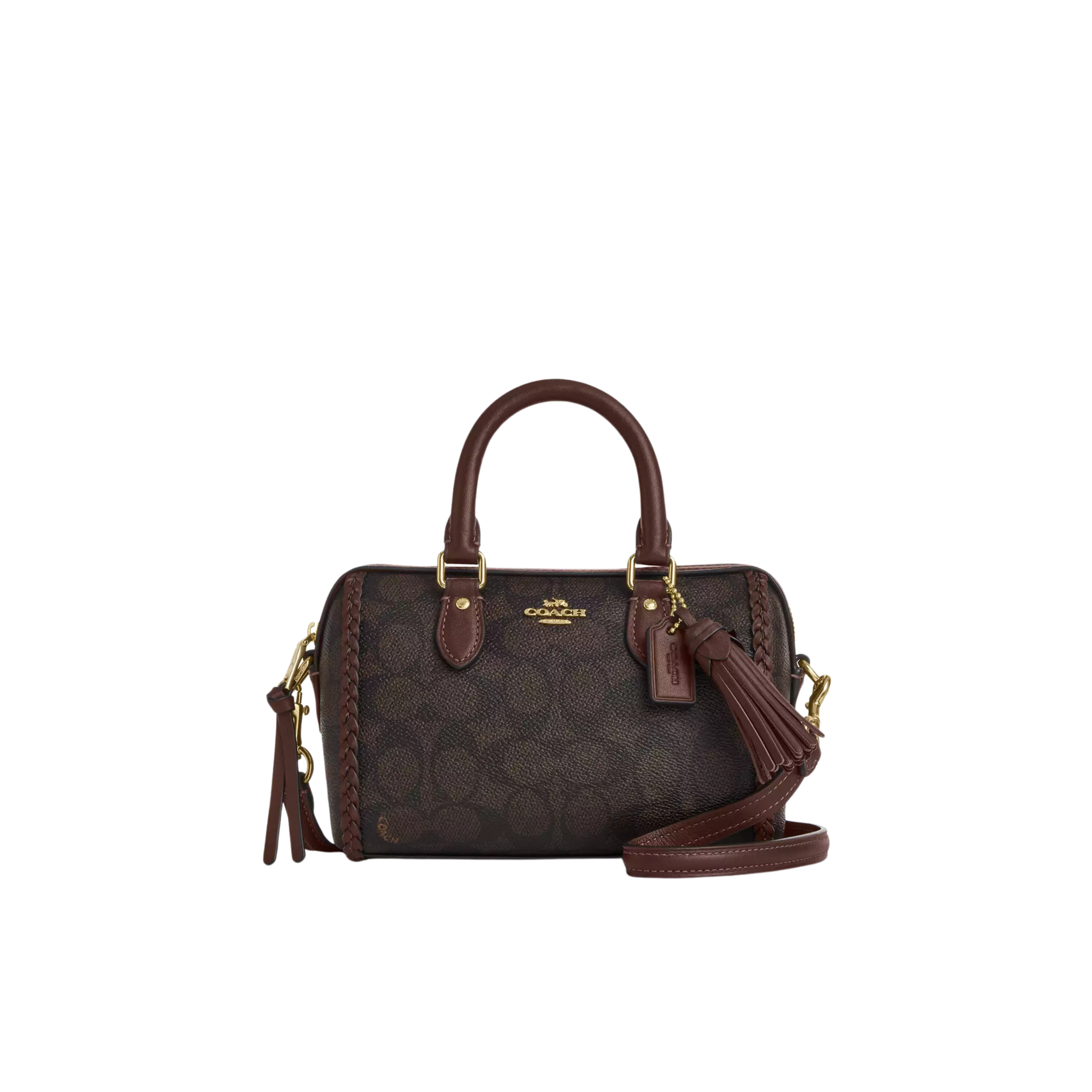 Coach Women Mini Rowan Crossbody Bag - Walnut Maple