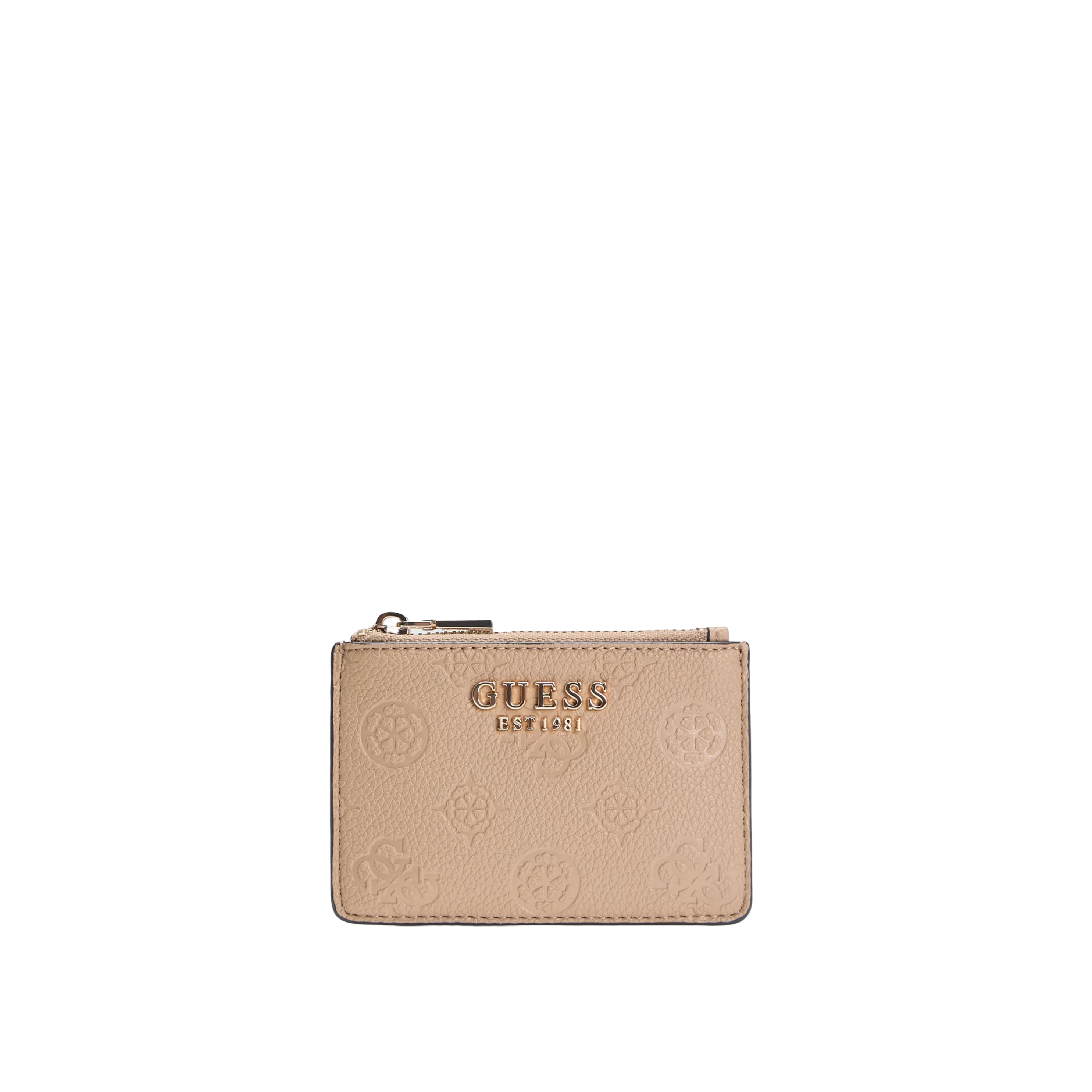Guess Women Ella Logo Card Case - Orange Bright Orange
