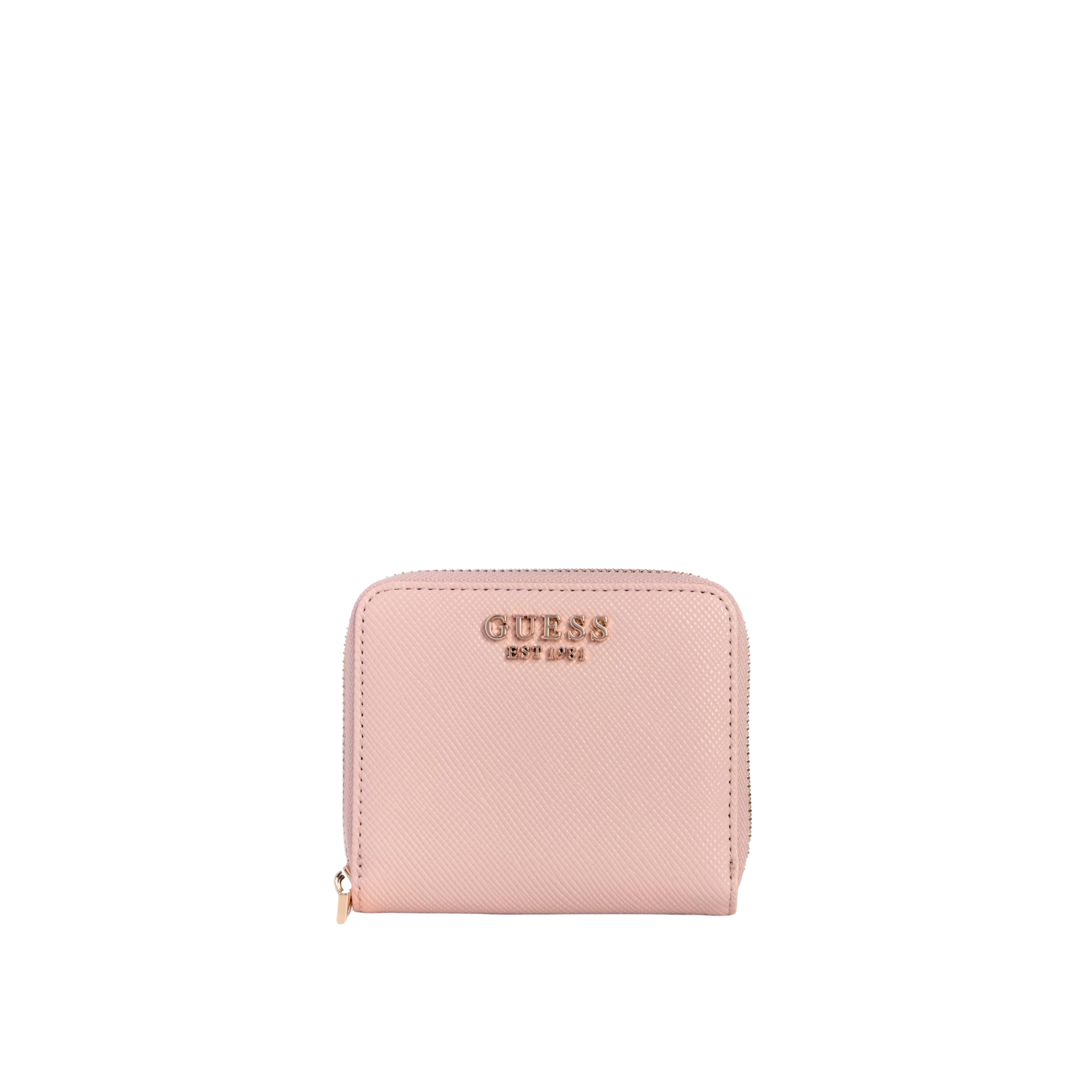 Guess Women Laurel Small Zip Around Wallet - Light Rose