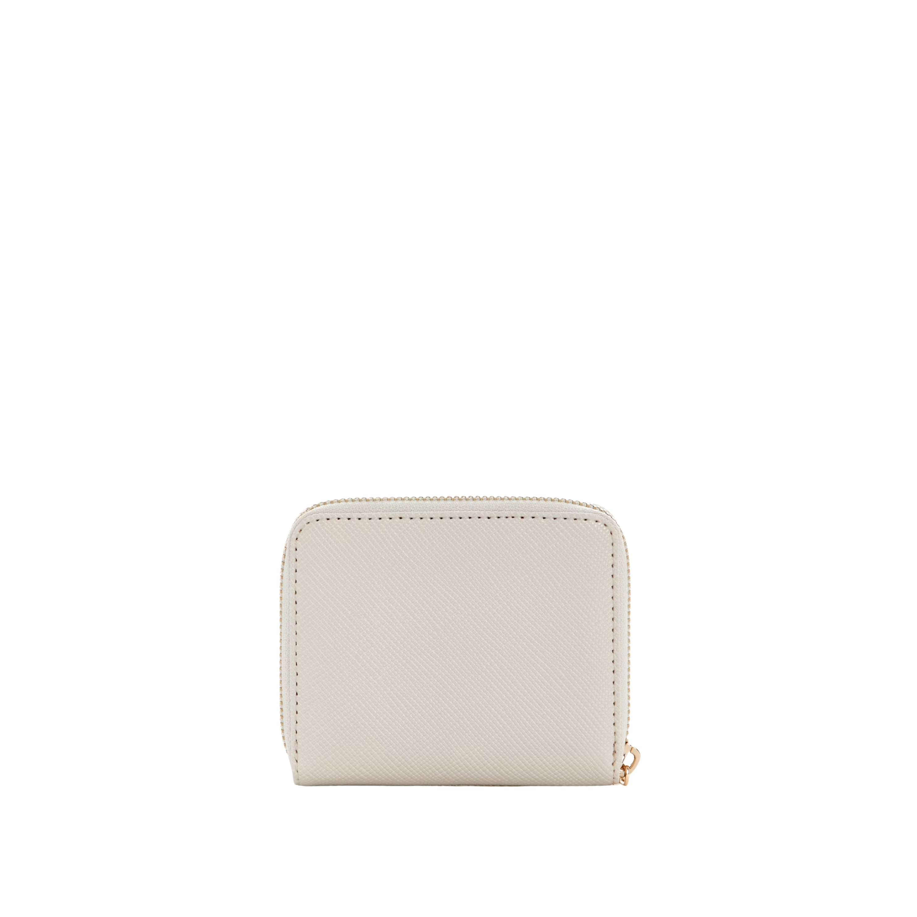 Guess Women Laurel Saffiano Mini Wallet - Bone