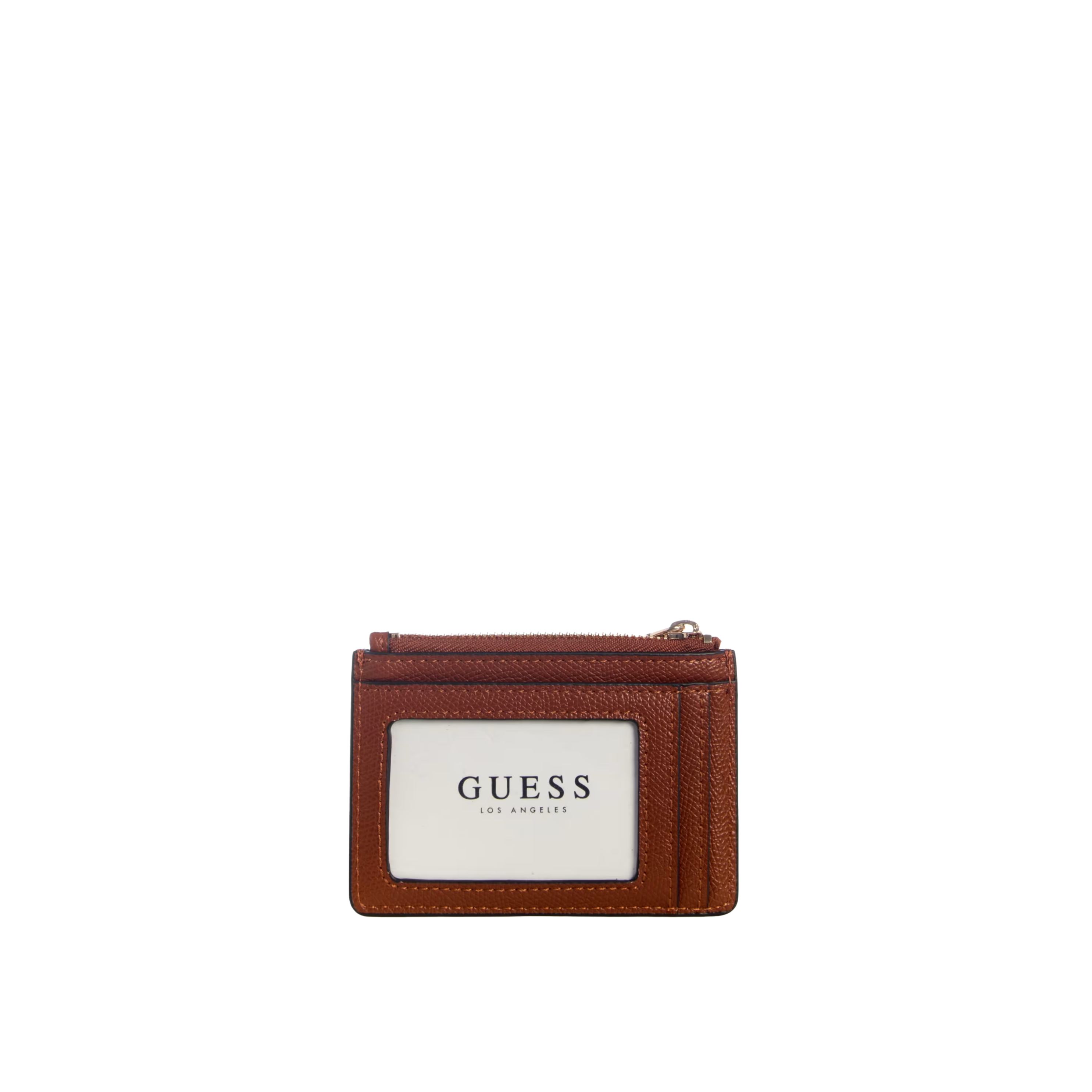 Guess Women Amorette Card Case - Cognac