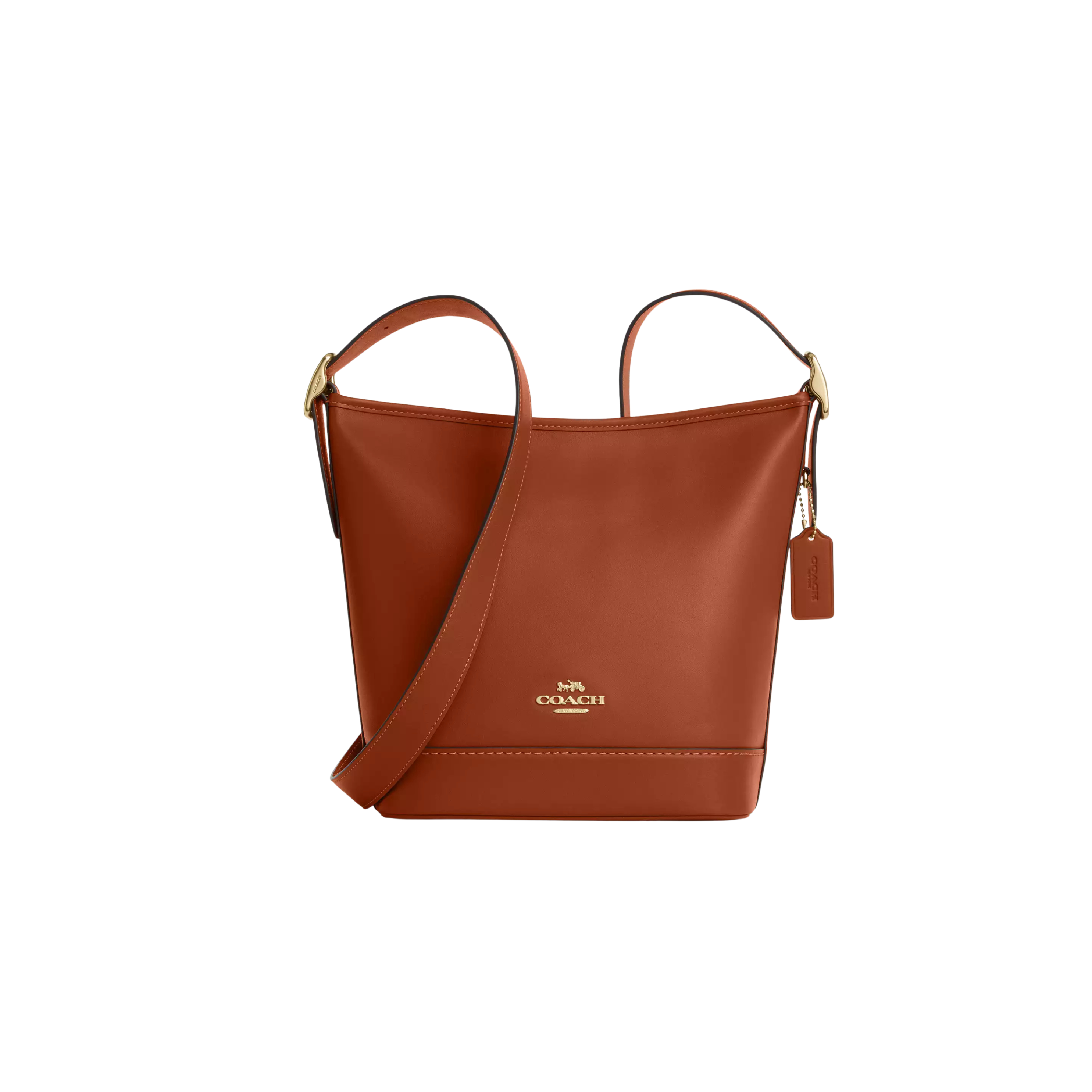 Coach Women Jude Duffle Bag - Gold Tan