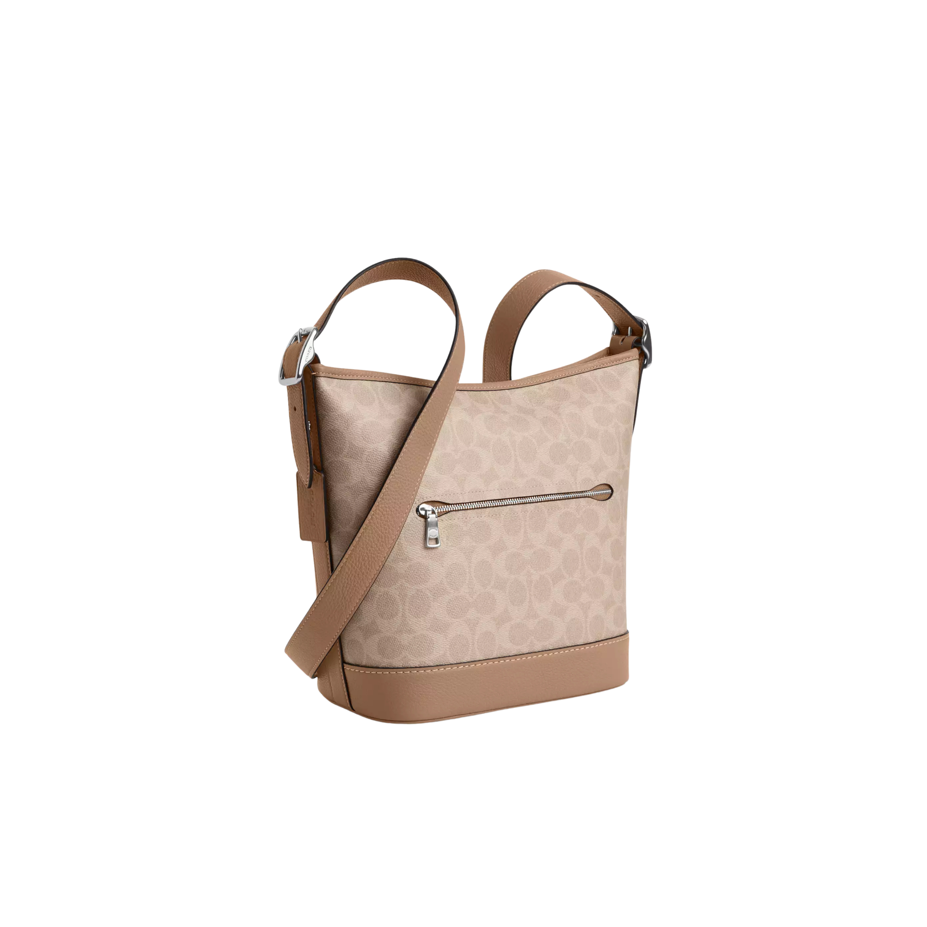 Coach Women Jude Duffle Bag - Silver Sand Taupe
