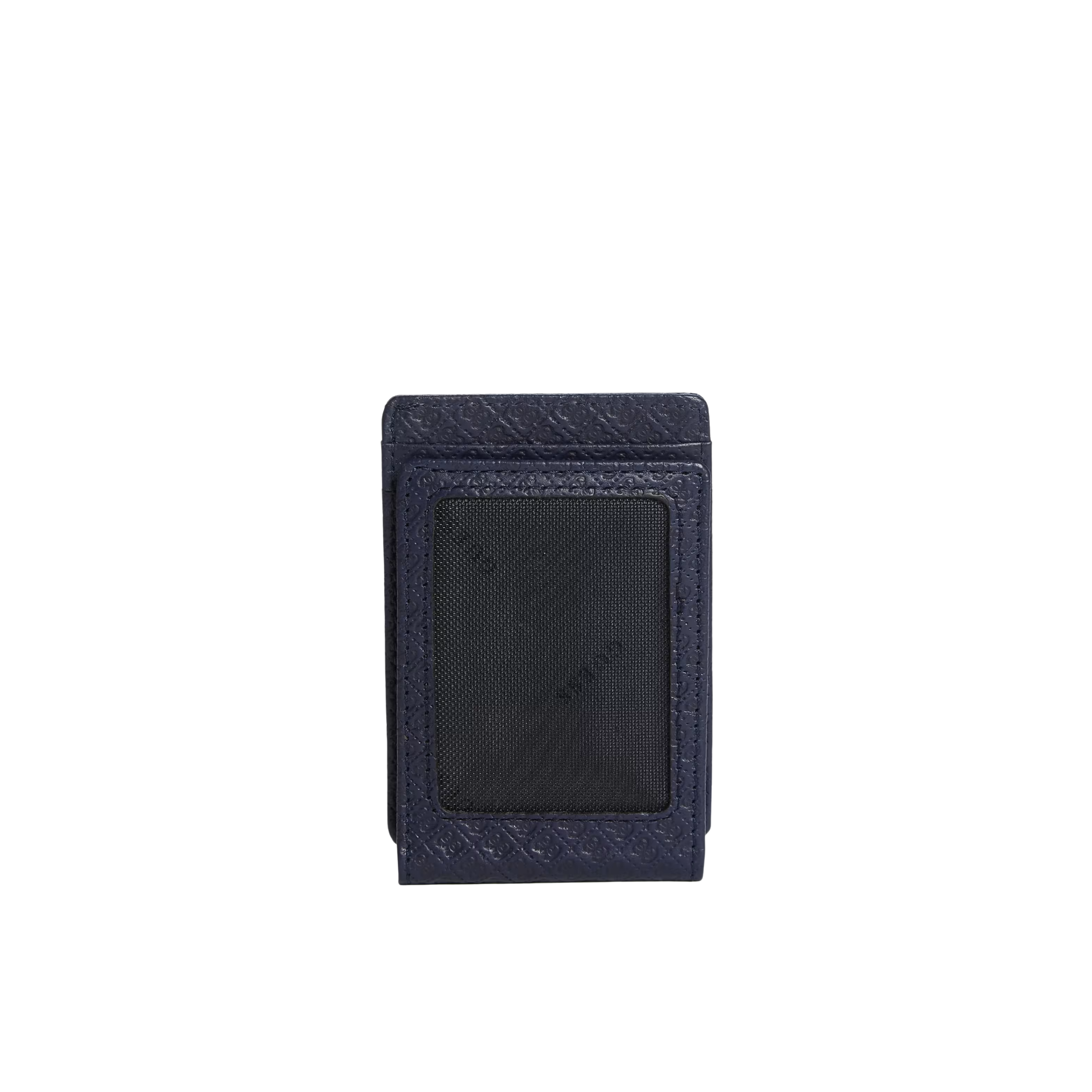 Guess Men Devin Quattro G Magnetic Wallet - Navy Blue