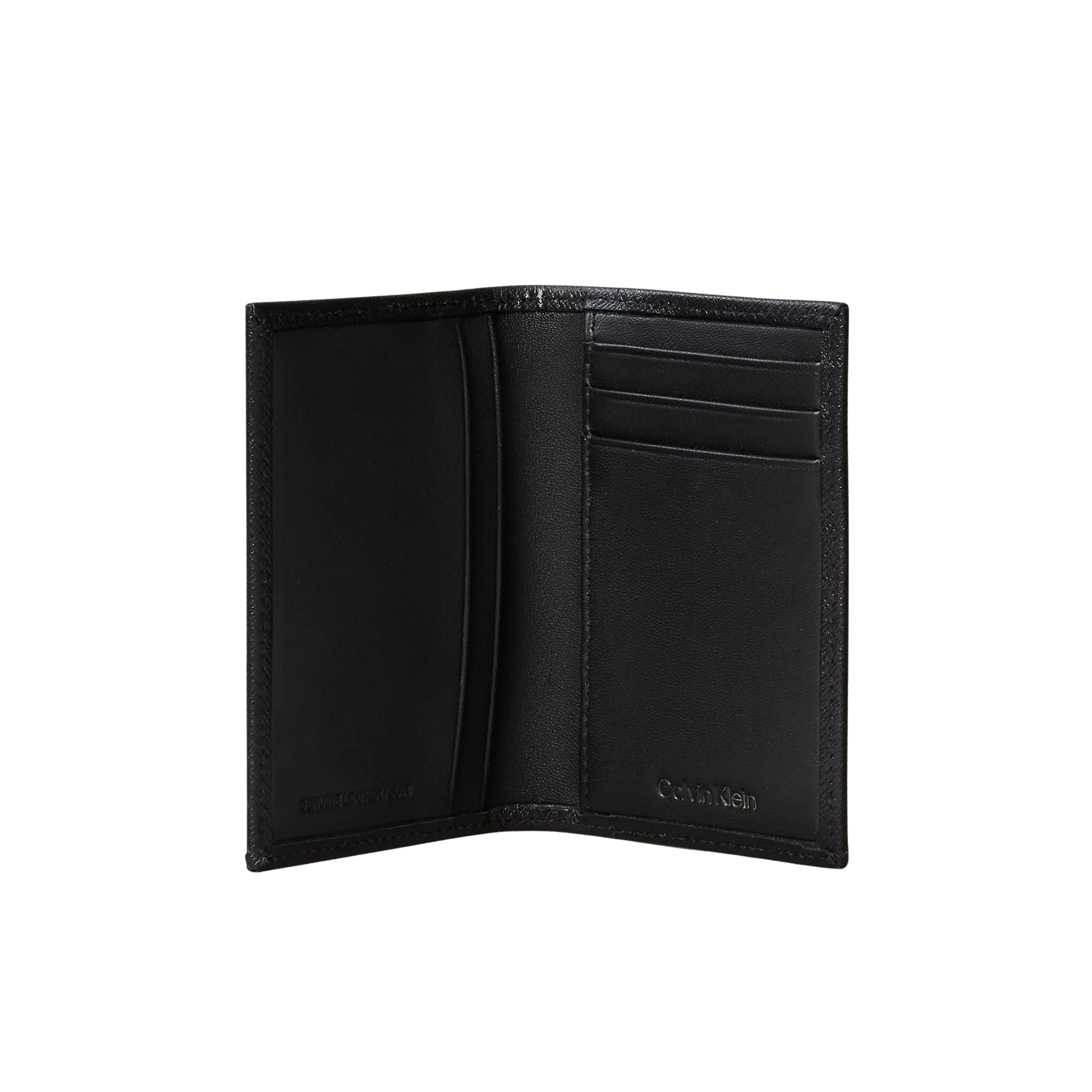 Calvin Klein Men Refined Saffiano Compact Bifold Wallet - Black