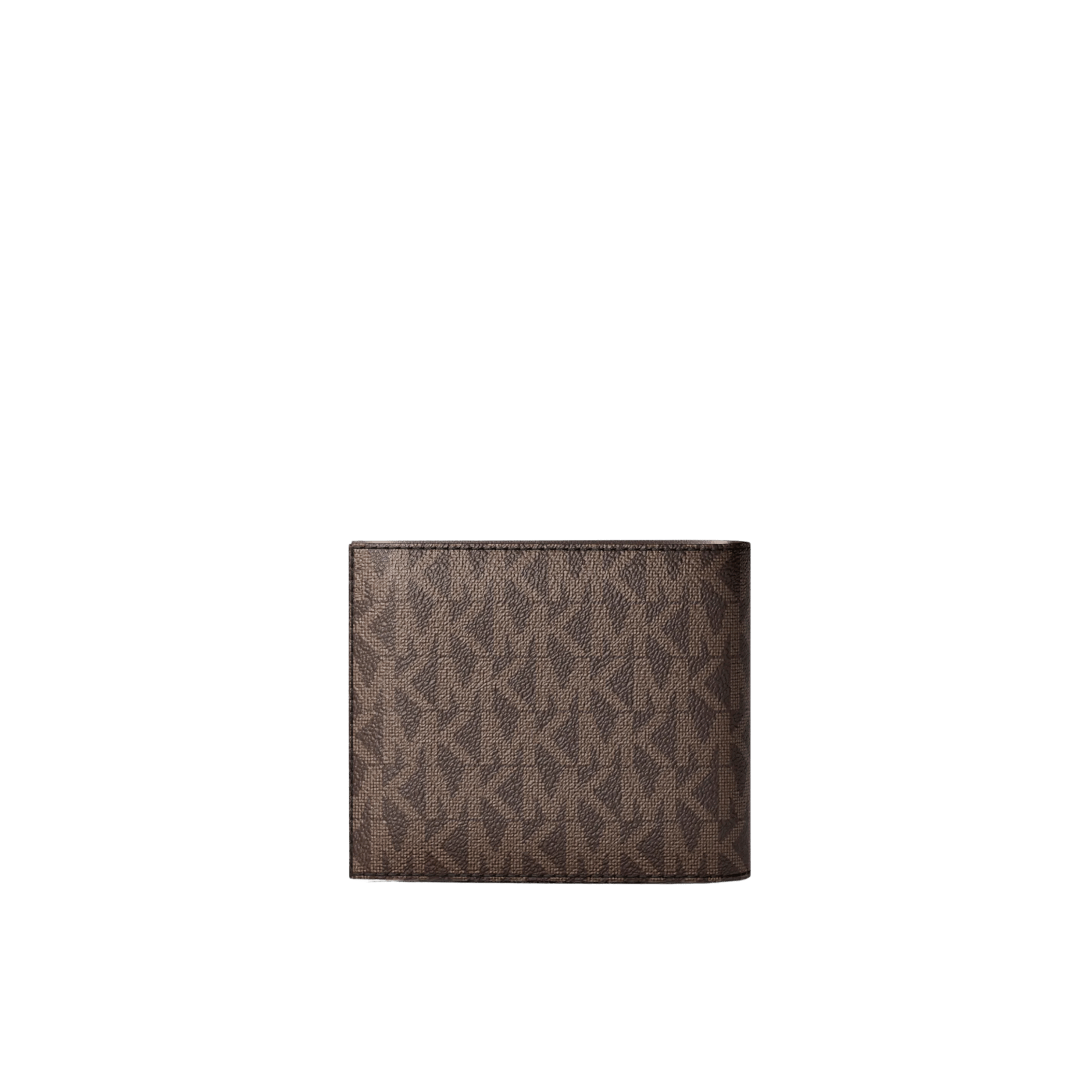 Michael Kors Men Cooper Logo Billfold Wallet With Coin Pouch - Brown Blk