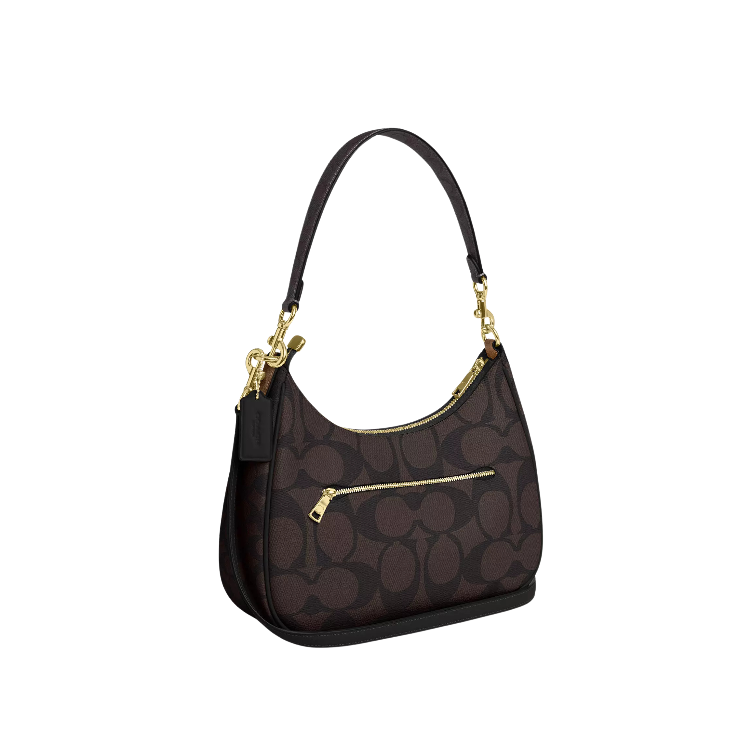 Coach Women Teri Hobo Bag - Gold Walnut Tan