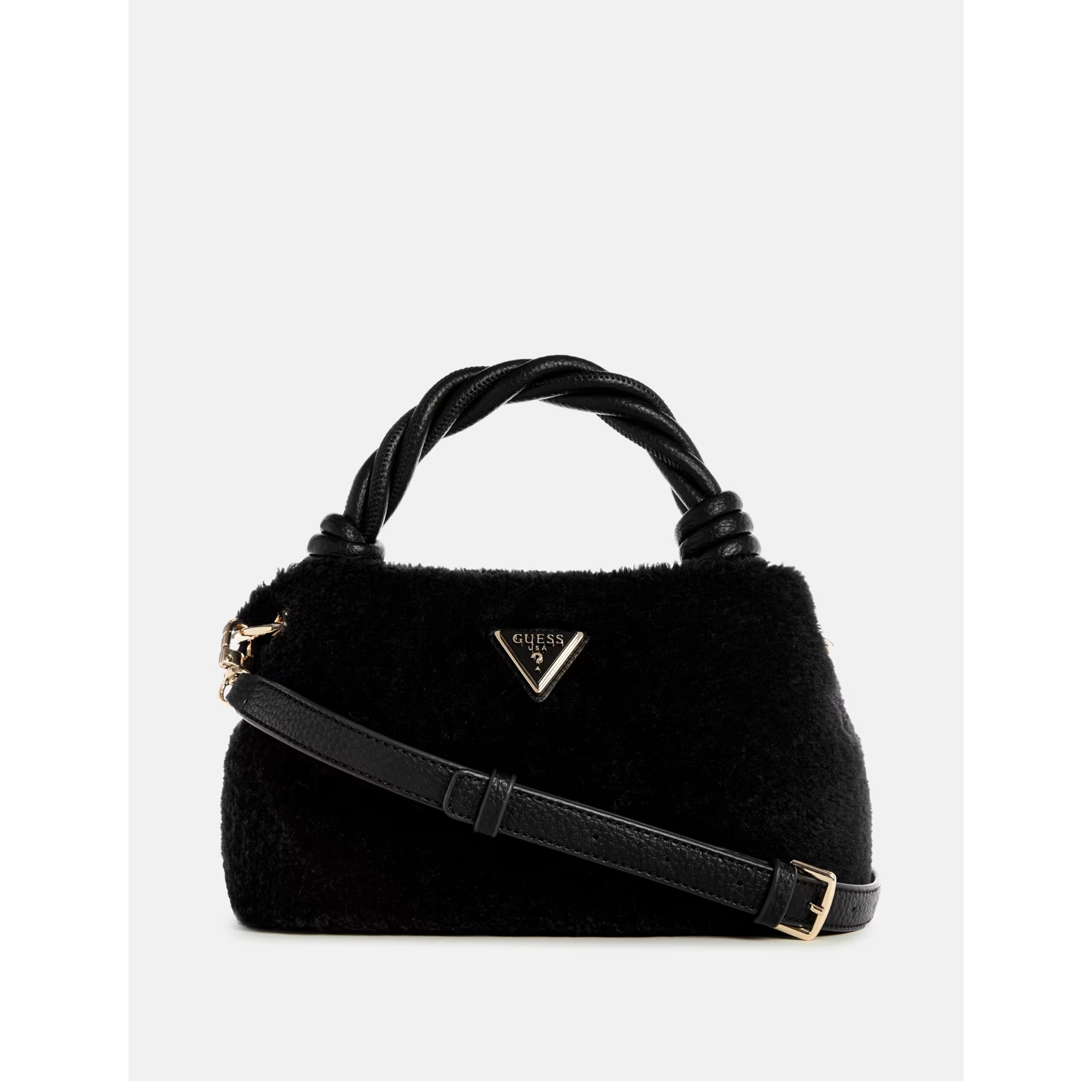 Guess Women Shaida Top Handle Crossbody - Black