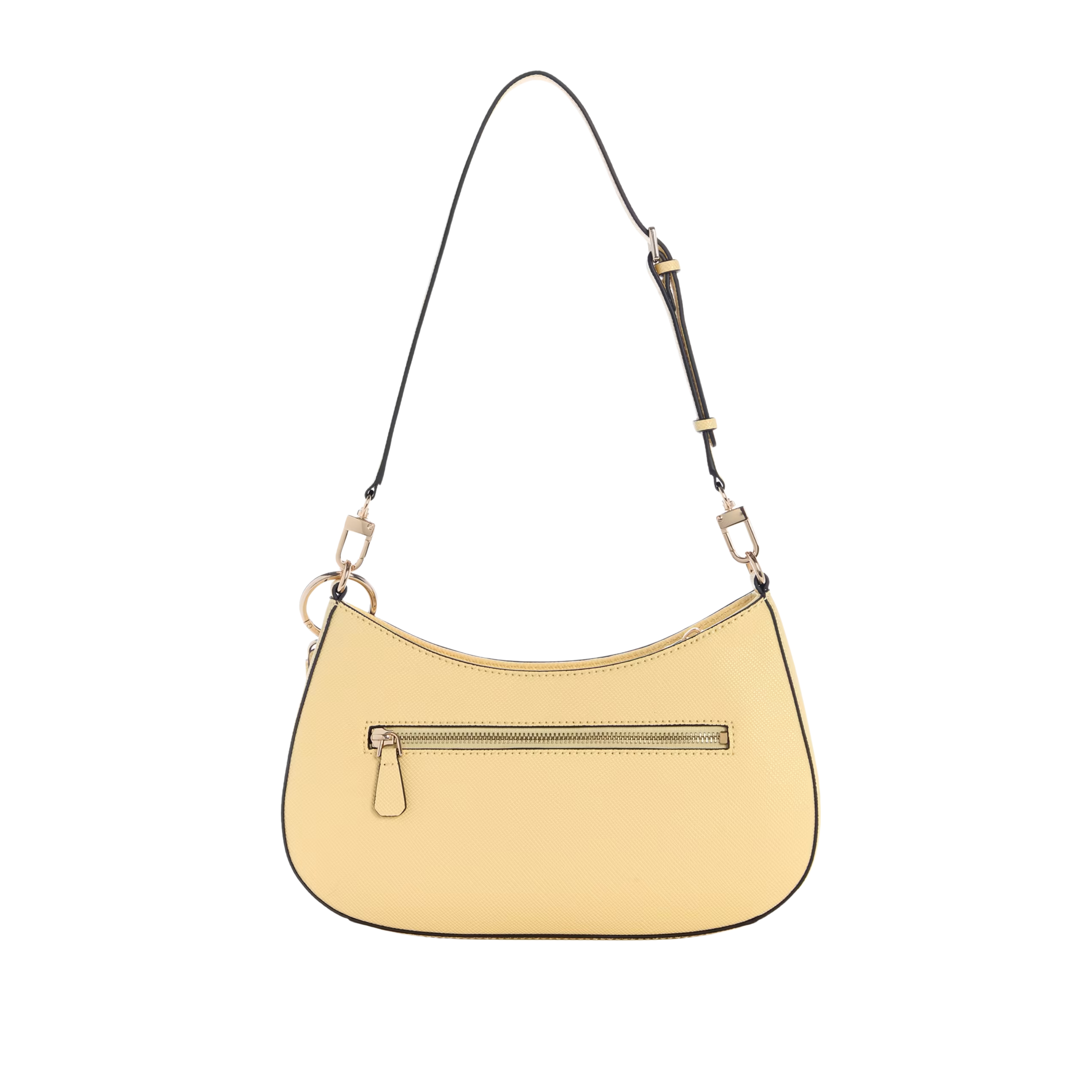 Guess Women Noelle Saffiano Shoulder Bag - Yellow