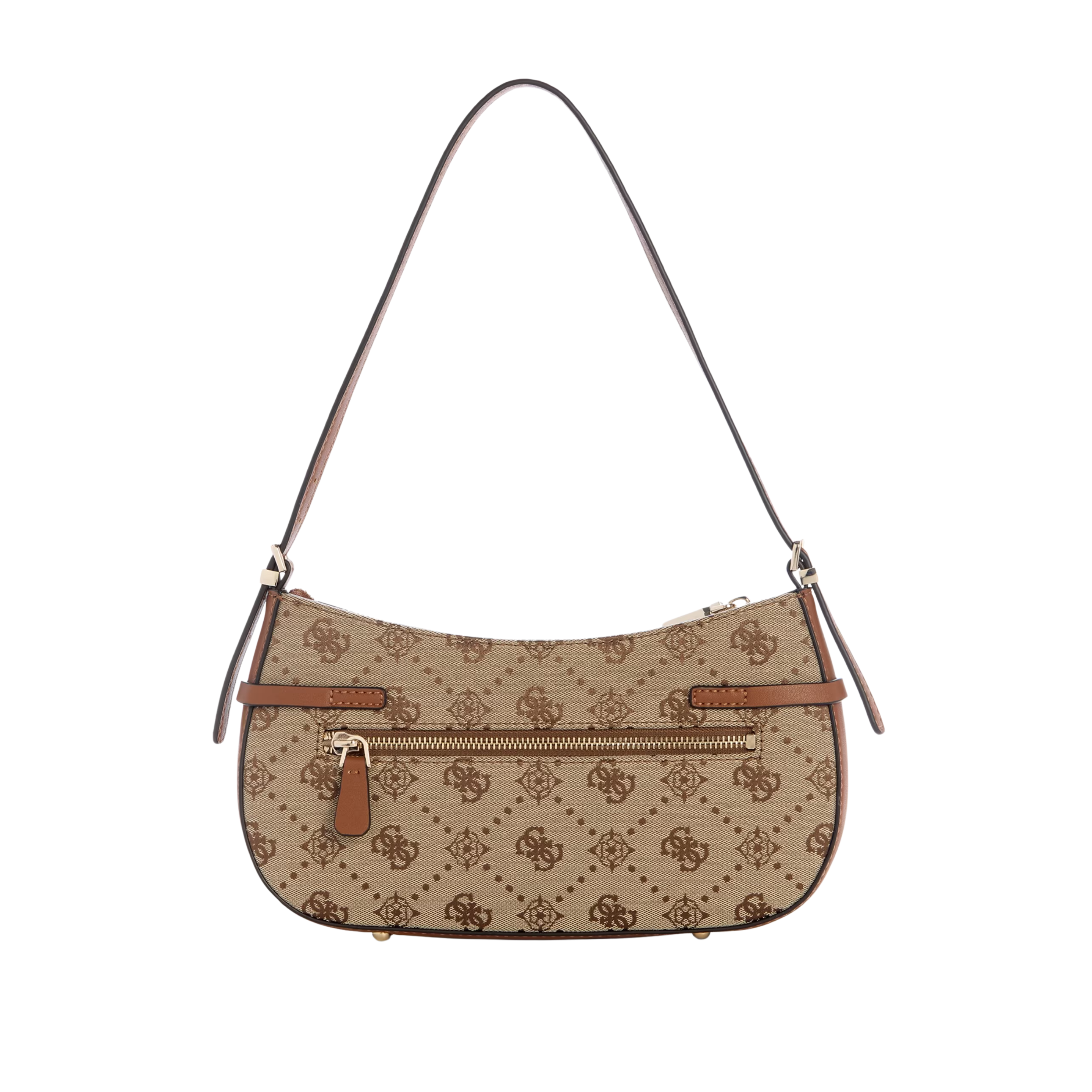 Guess Women Melinda Logo Shoulder Bag - Latte Logo