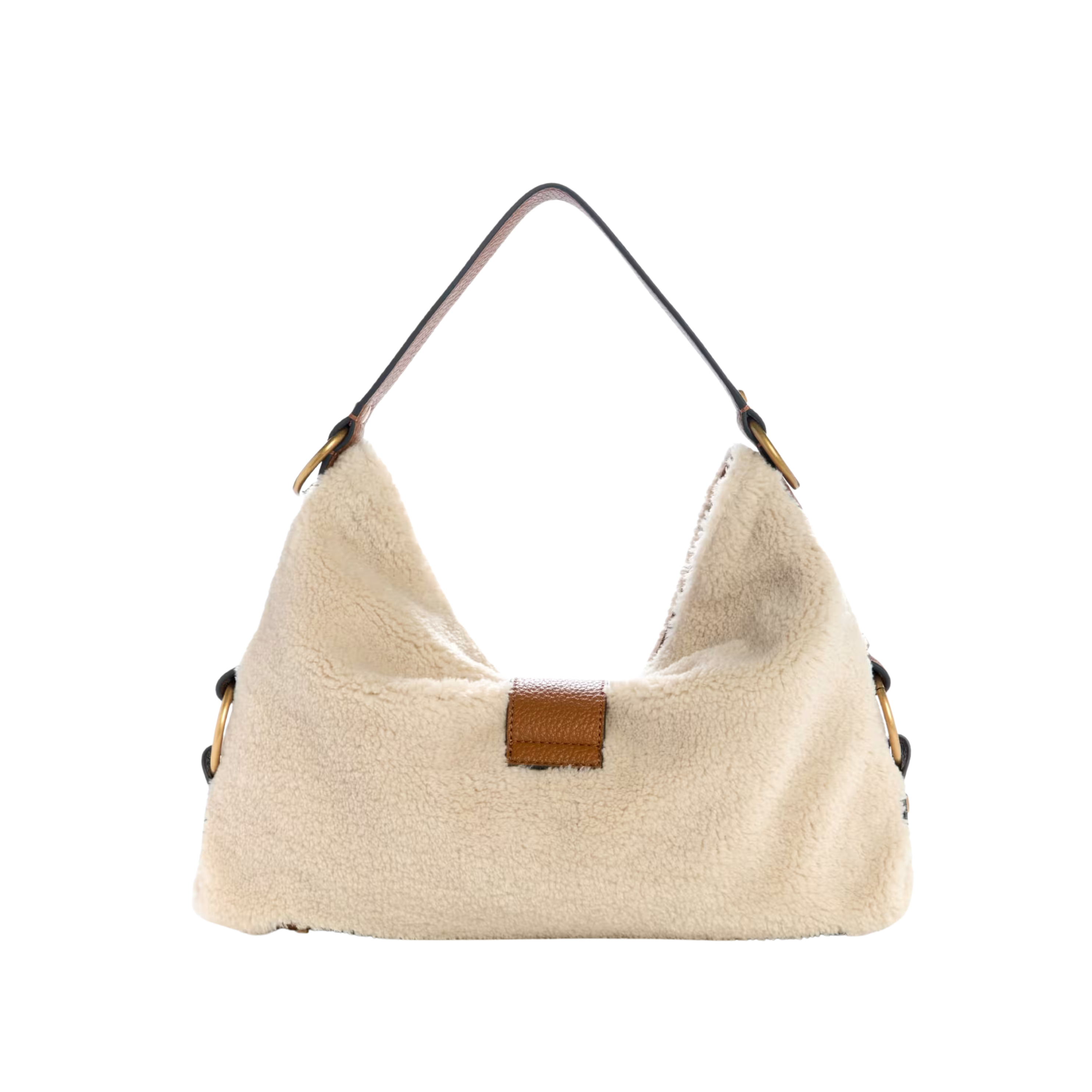 Guess Women Camden Shearling Shoulder Bag -  Bleu Nautic Wah