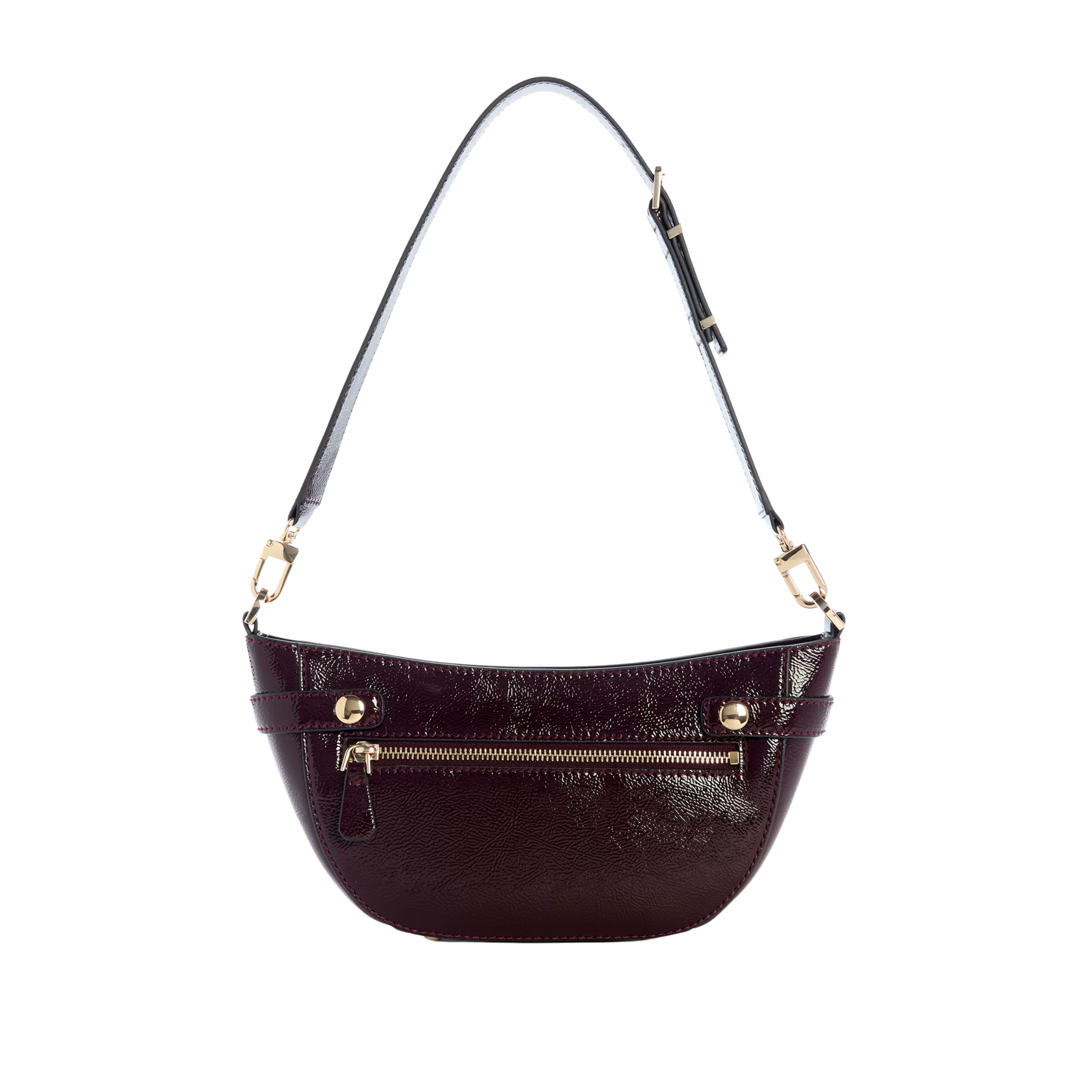 Guess Women Cirene Pleather Shoulder Bag - Bright Red