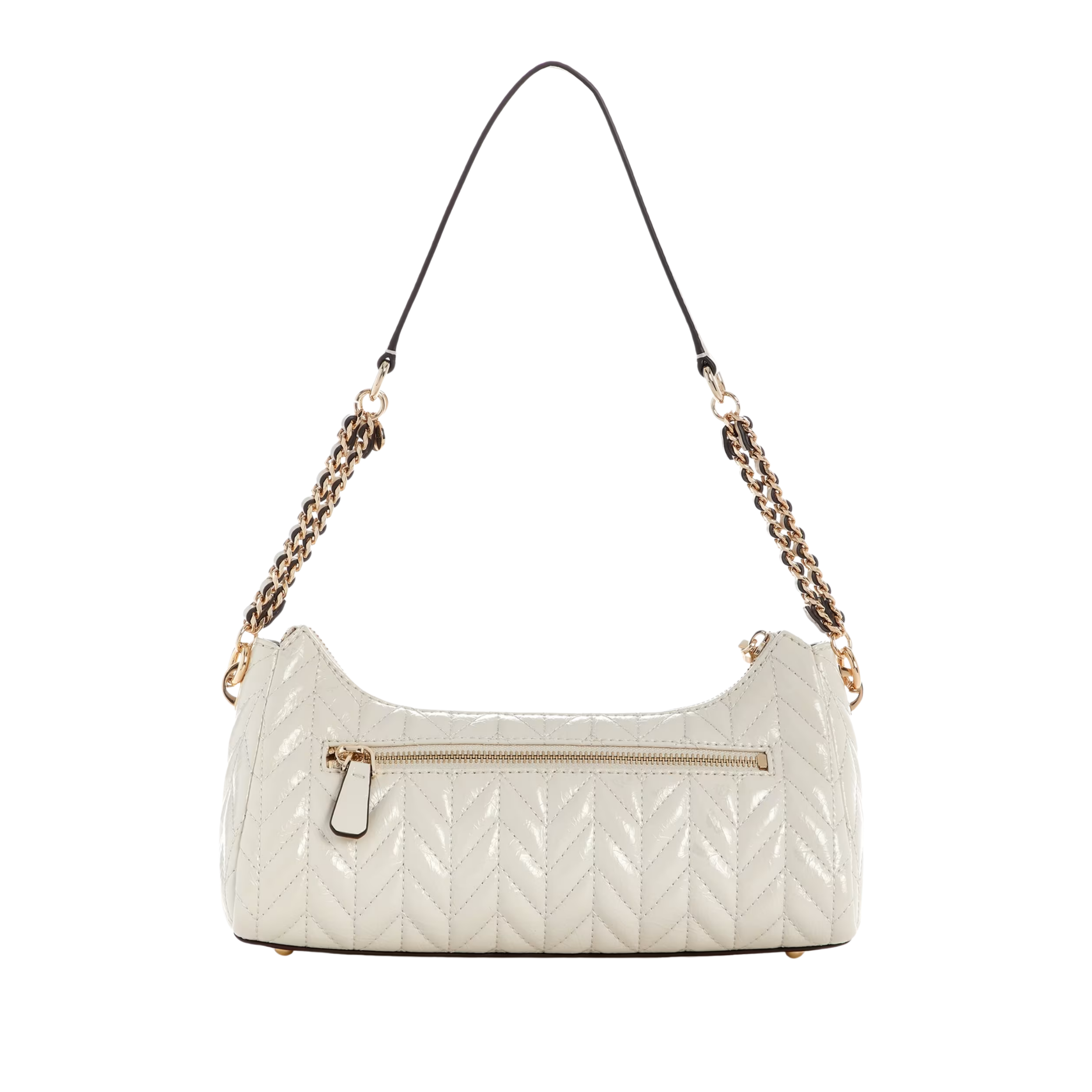 Guess Women Cheryl Quilted Shoulder Bag - White