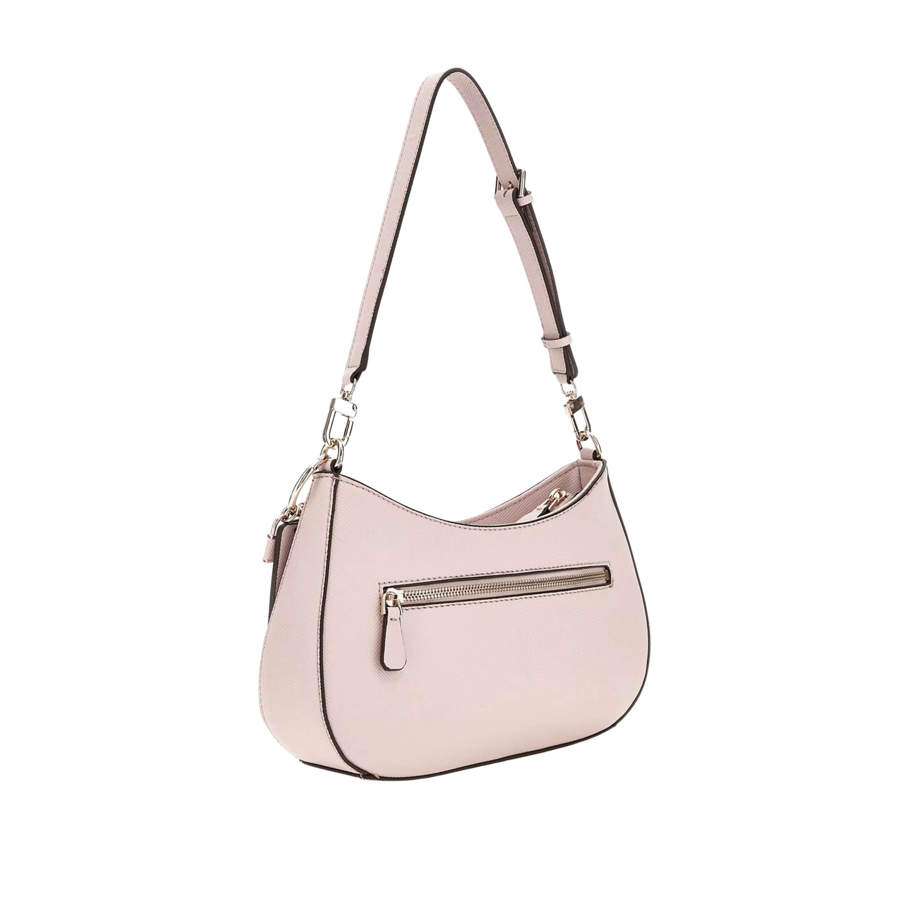 Guess Women Noelle Saffiano Shoulder Bag - Light Rose