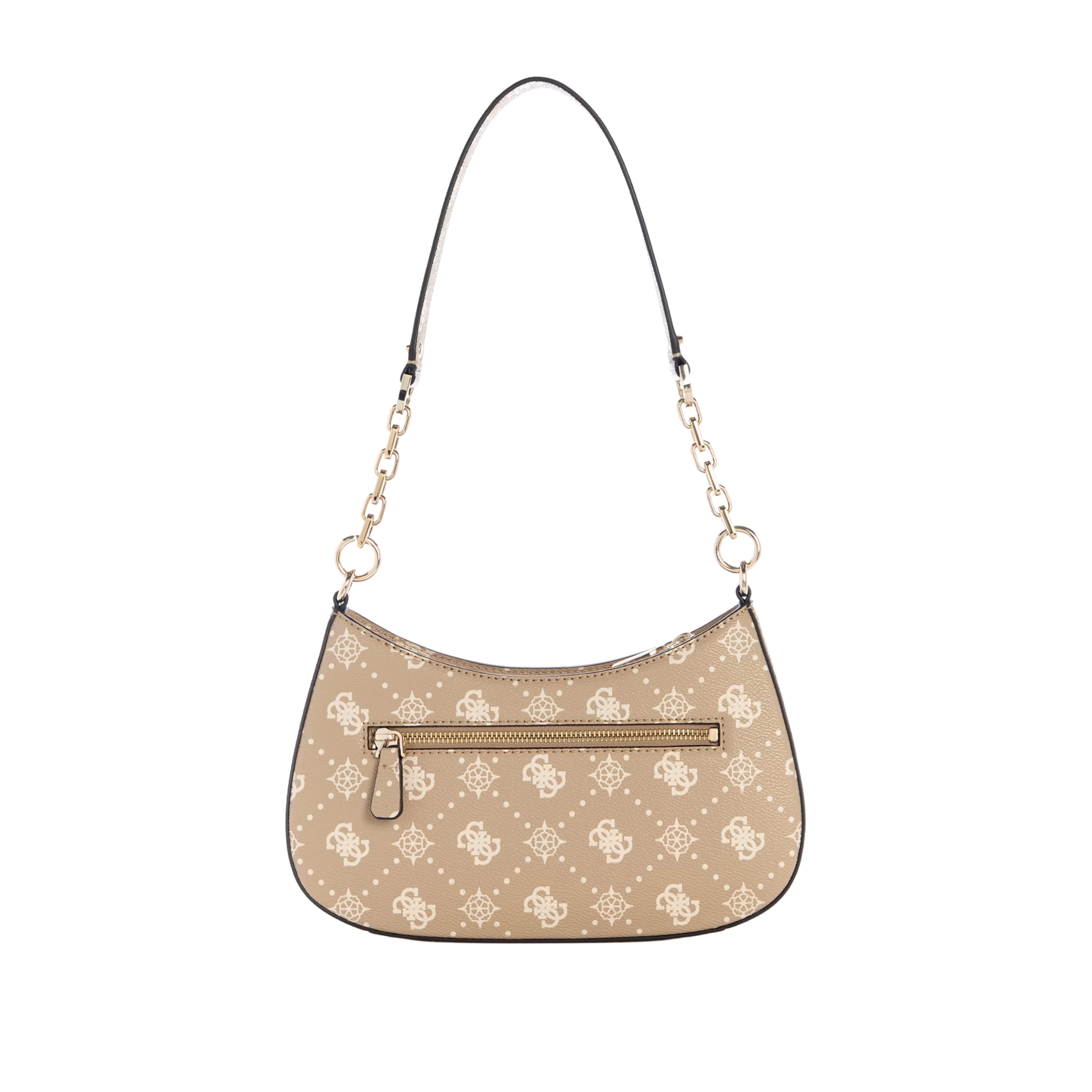 Guess Women Carrie Quattro G Shoulder Bag - Beige