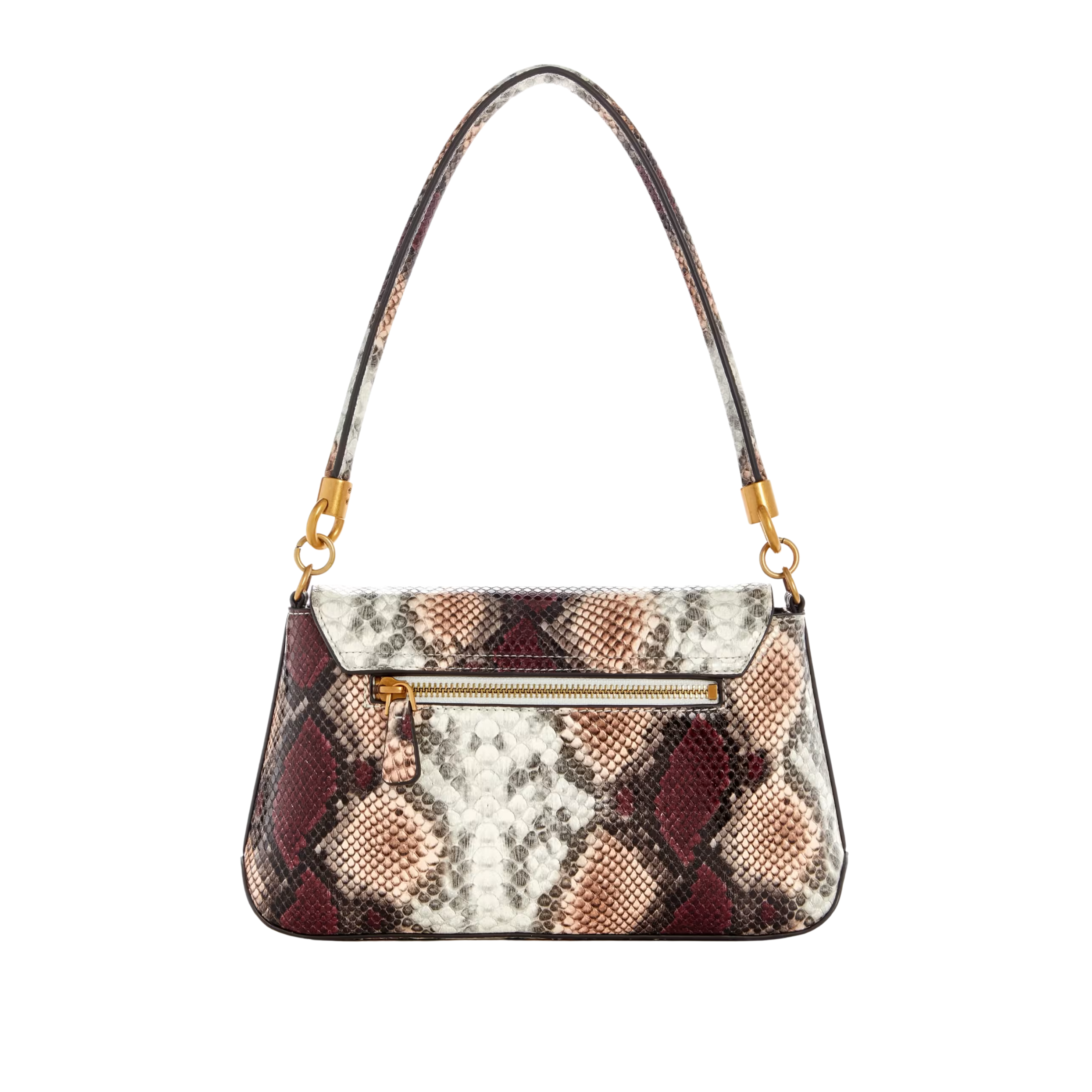 Guess Women Georgina Top Handle Flap - Bordeaux Multi