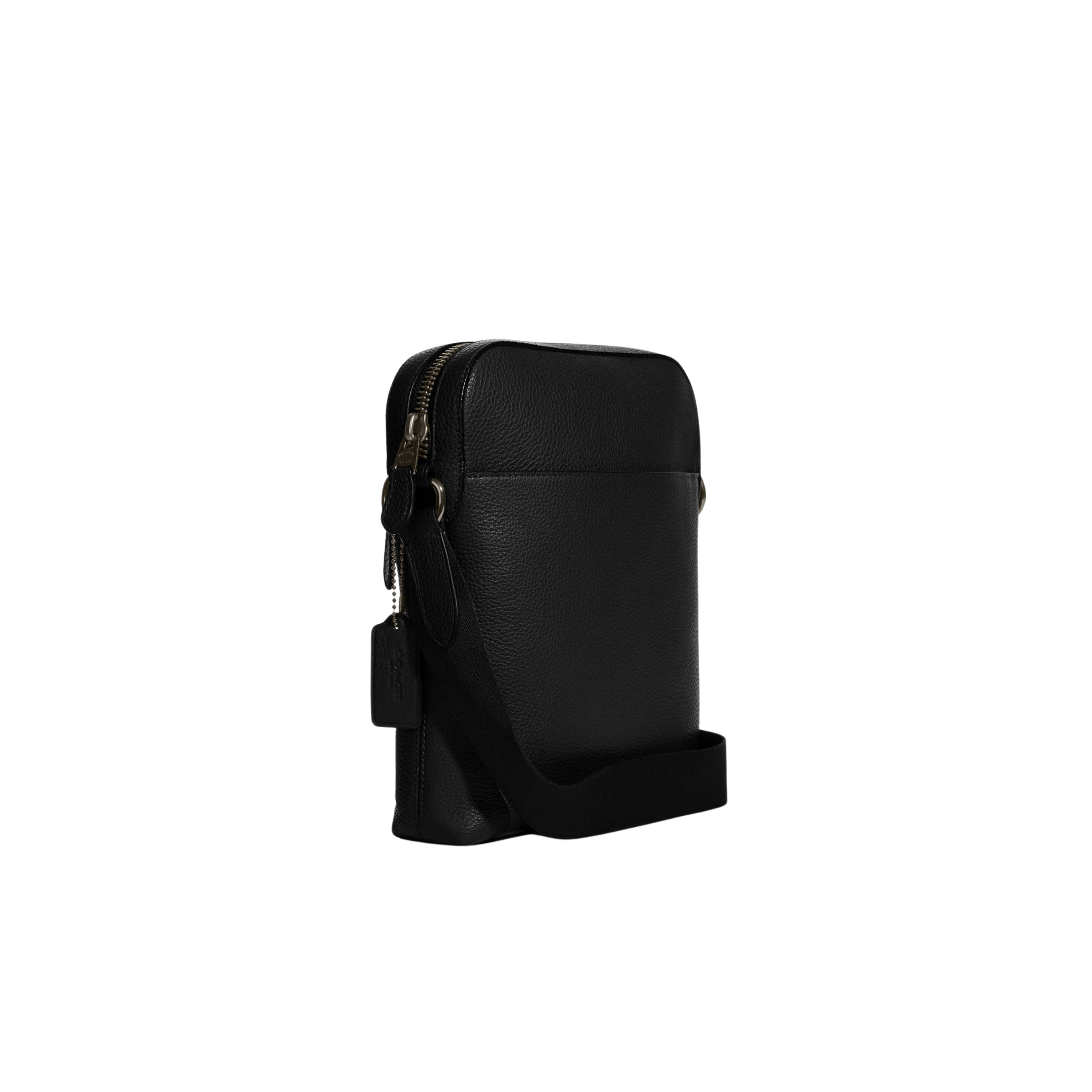 Coach Men Houston Flight Bag - Gunmetal Black