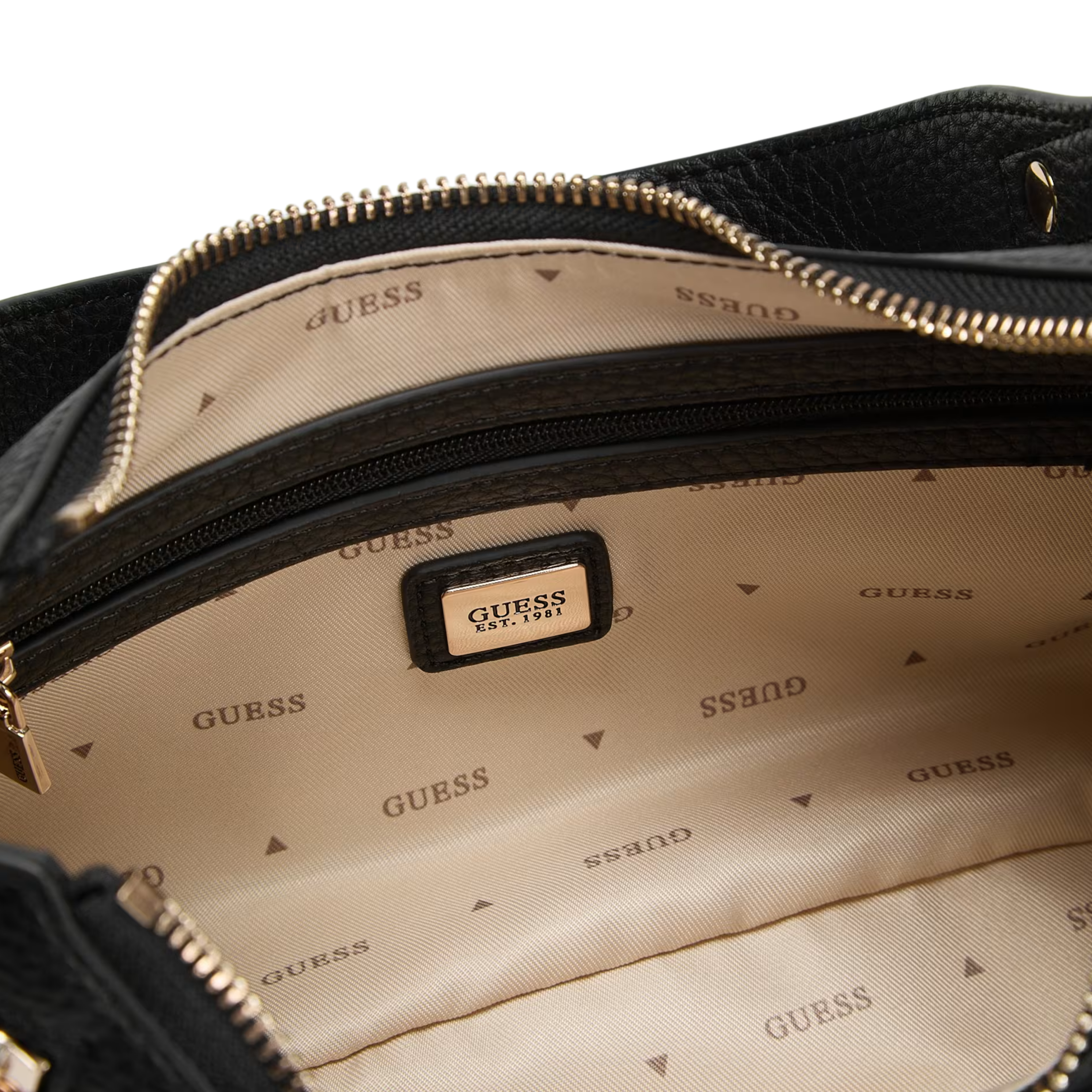 Guess Women Jessa Logo Shoulder Bag - Black