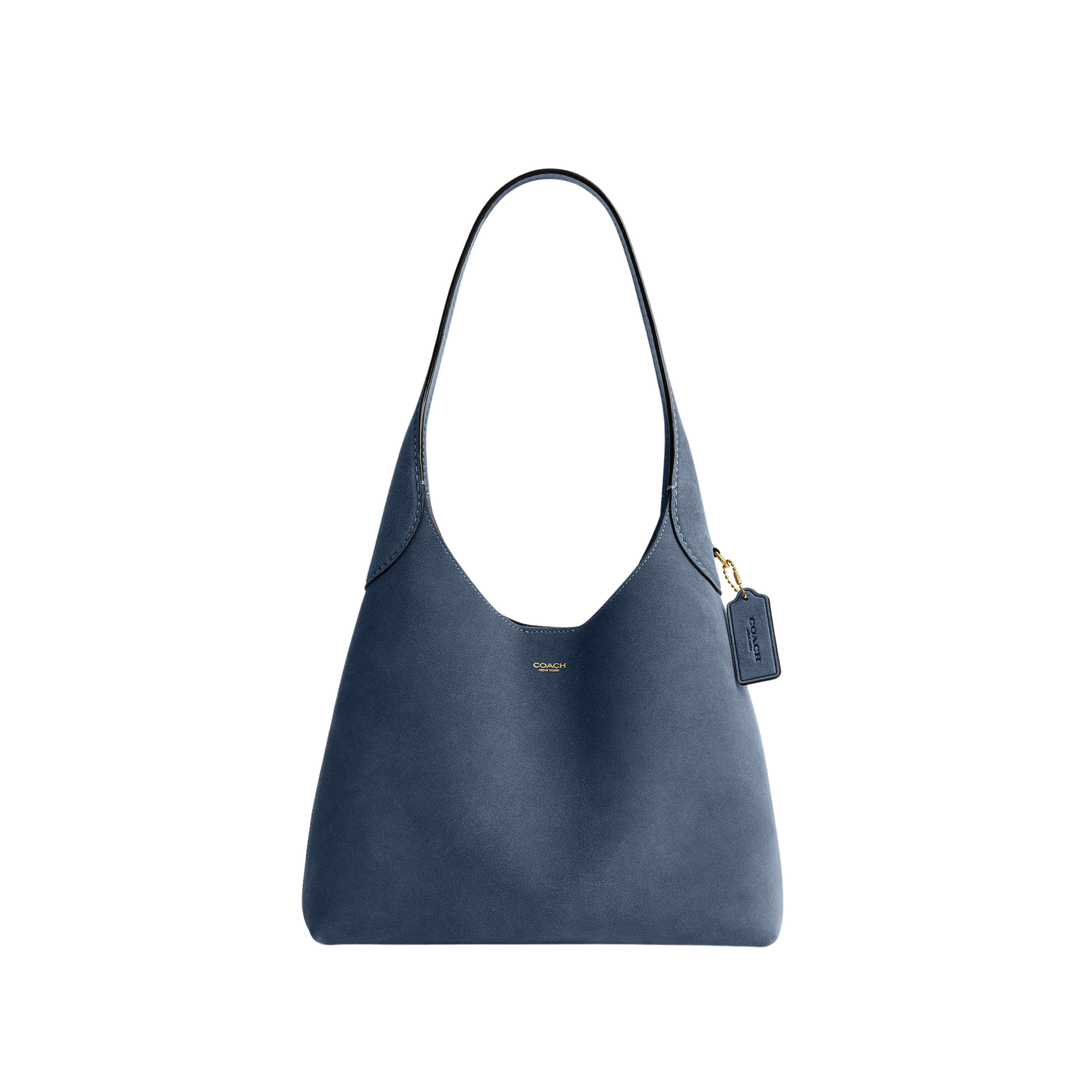 Coach Women Brooklyn Shoulder Bag 28 - Brass Light Denim